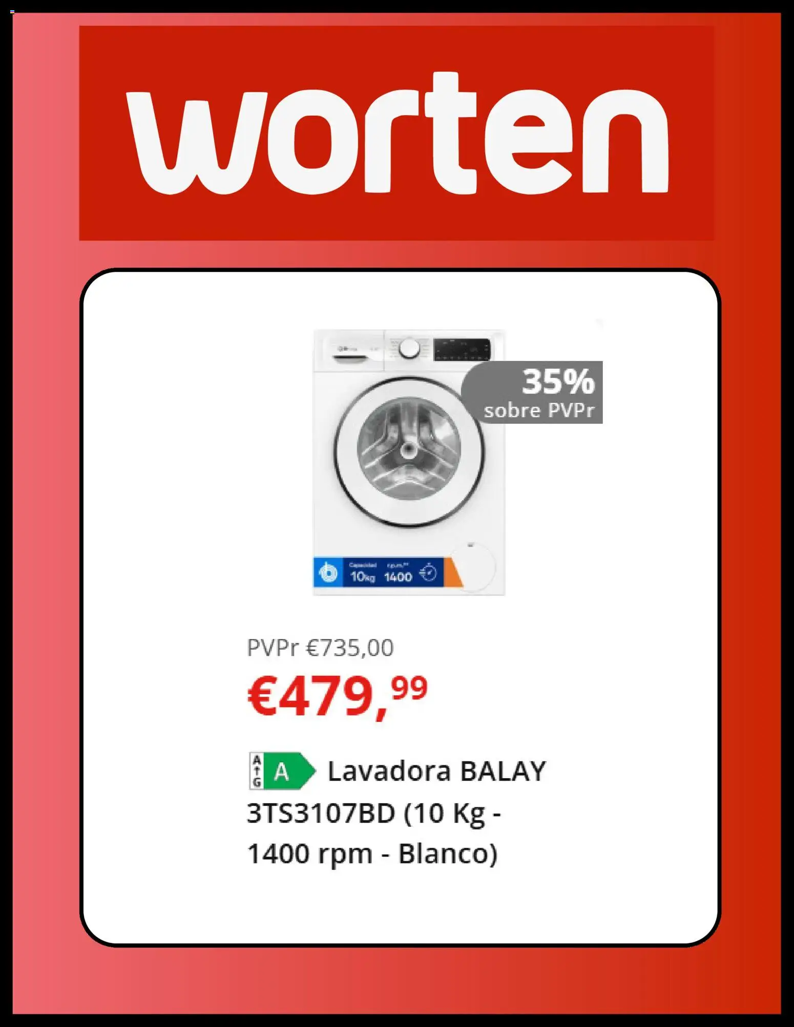Worten folleto │ válido desde el 03.02.2026 | Página: 5 | Productos: Lavadora