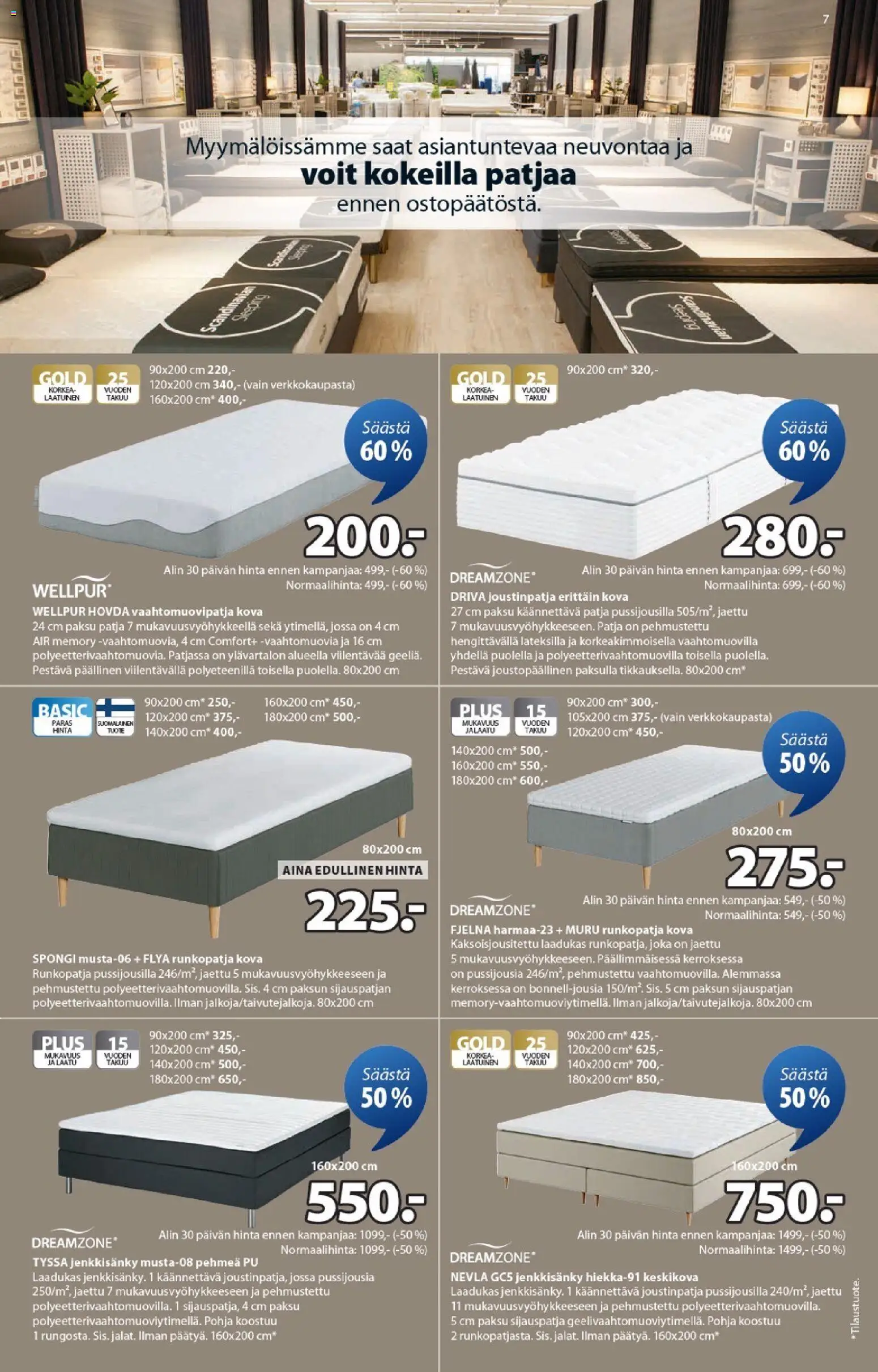 JYSK tarjoukset – voimassa 05.02.2026 alkaen | Sivu: 7