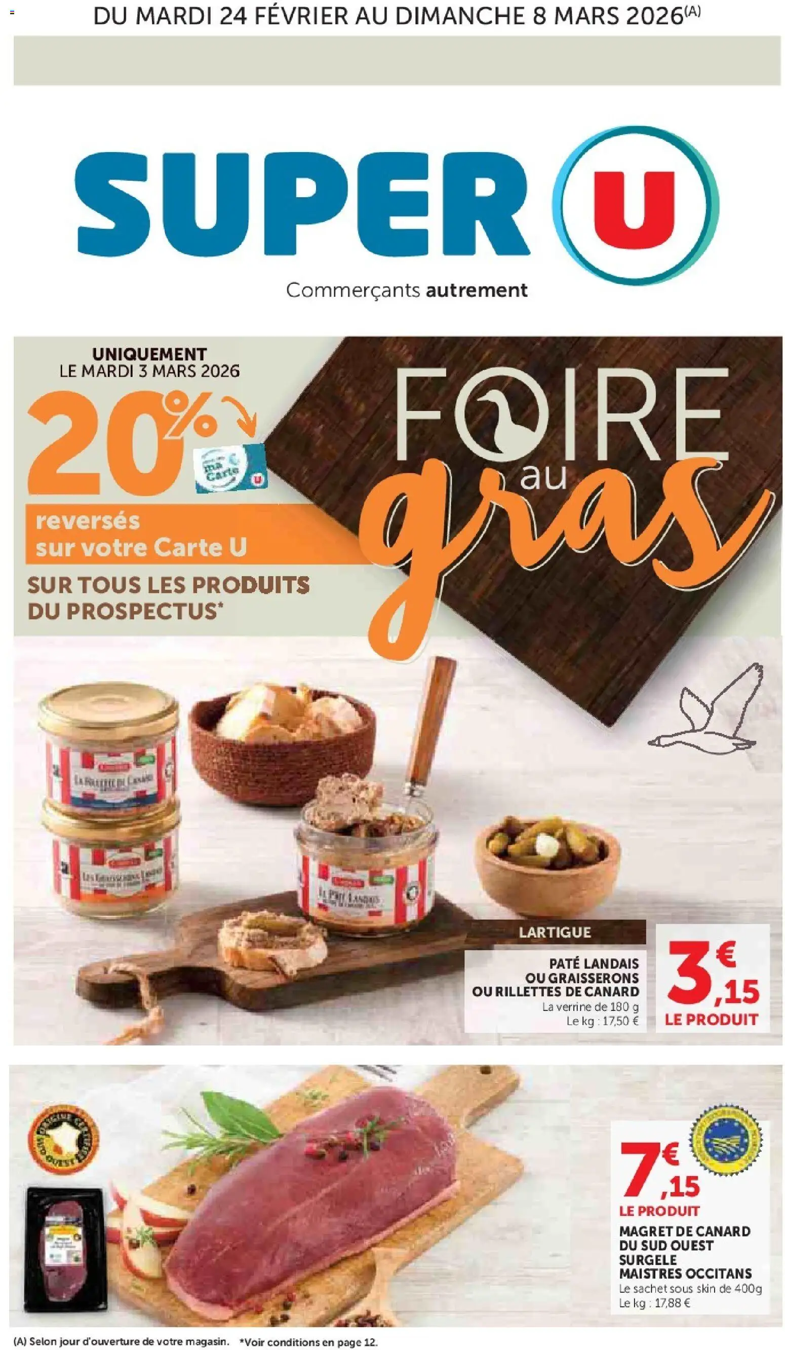 {H1} | Page: 1 | Produits: Magret de canard