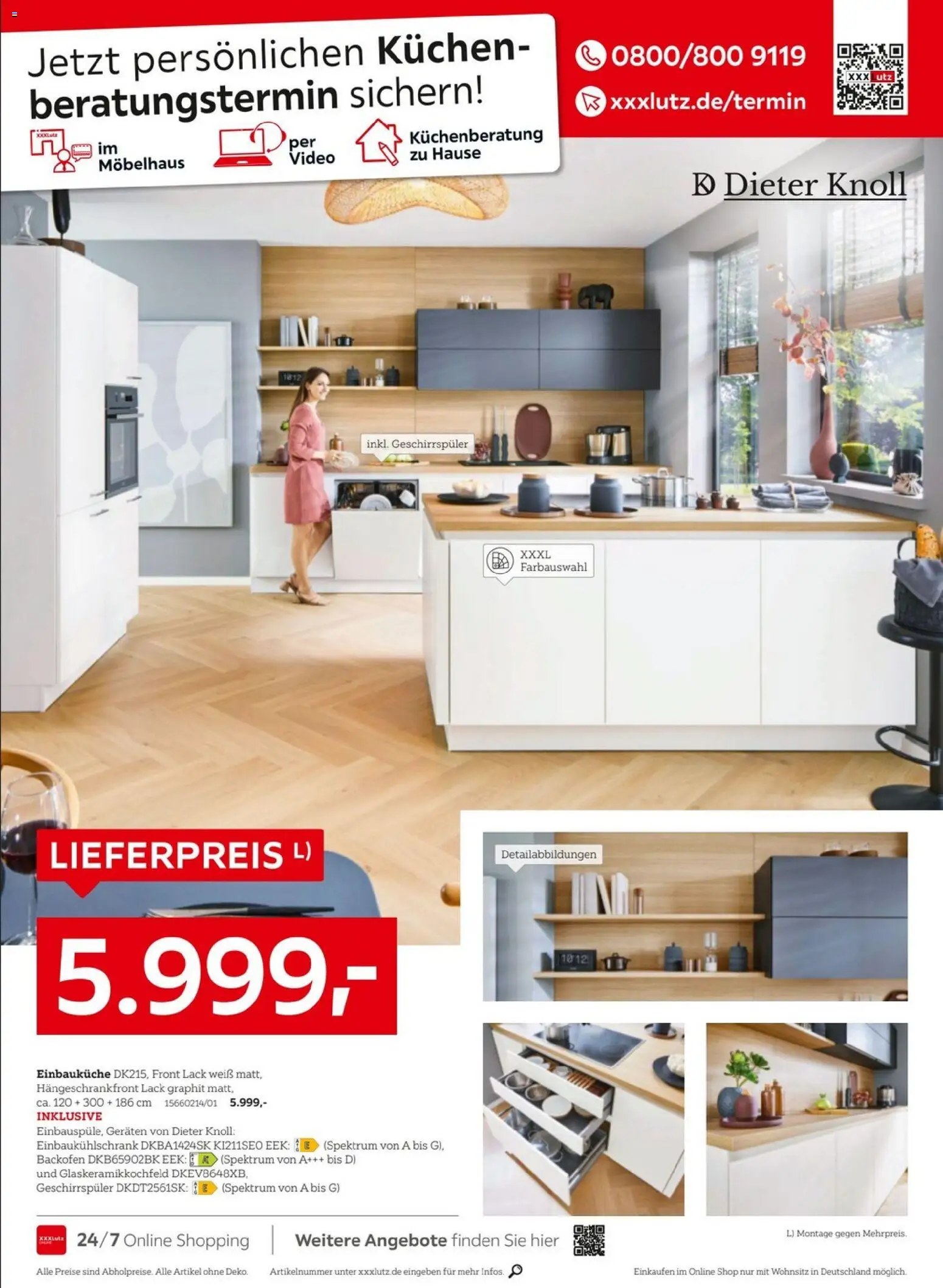 XXXL Lutz - Küchentesterinnen und -tester gesucht – gültig ab 20.12.2025 | Seite: 8 | Produkte: Geschirrspüler, Backofen, Kuchen, Video