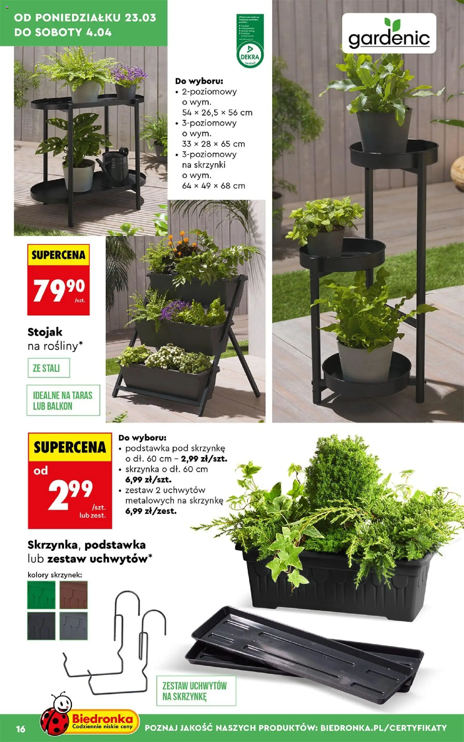 Biedronka Polsko leták - Ogród od 23.03.2026 | Strana: 16