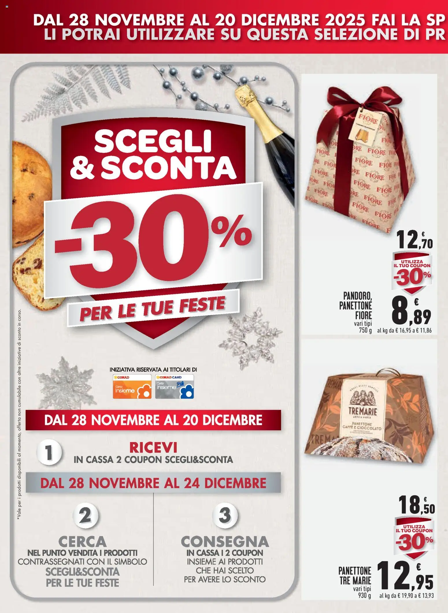 Volantino Conad del 20.11.2025 | Pagina: 6 | Prodotti: Cioccolato, Panettone