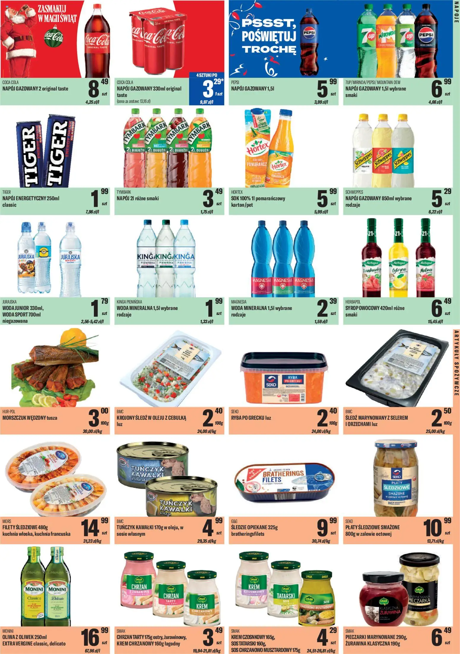 TomiMarkt Gazetka od 05.12.2025 | Strona: 5 | Produkty: Śledź, Sos tatarski, Żurawina, Ryba