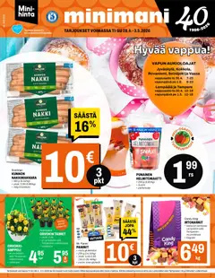 Minimani-mainoslehti voimassa 28.04.2026 alkaen