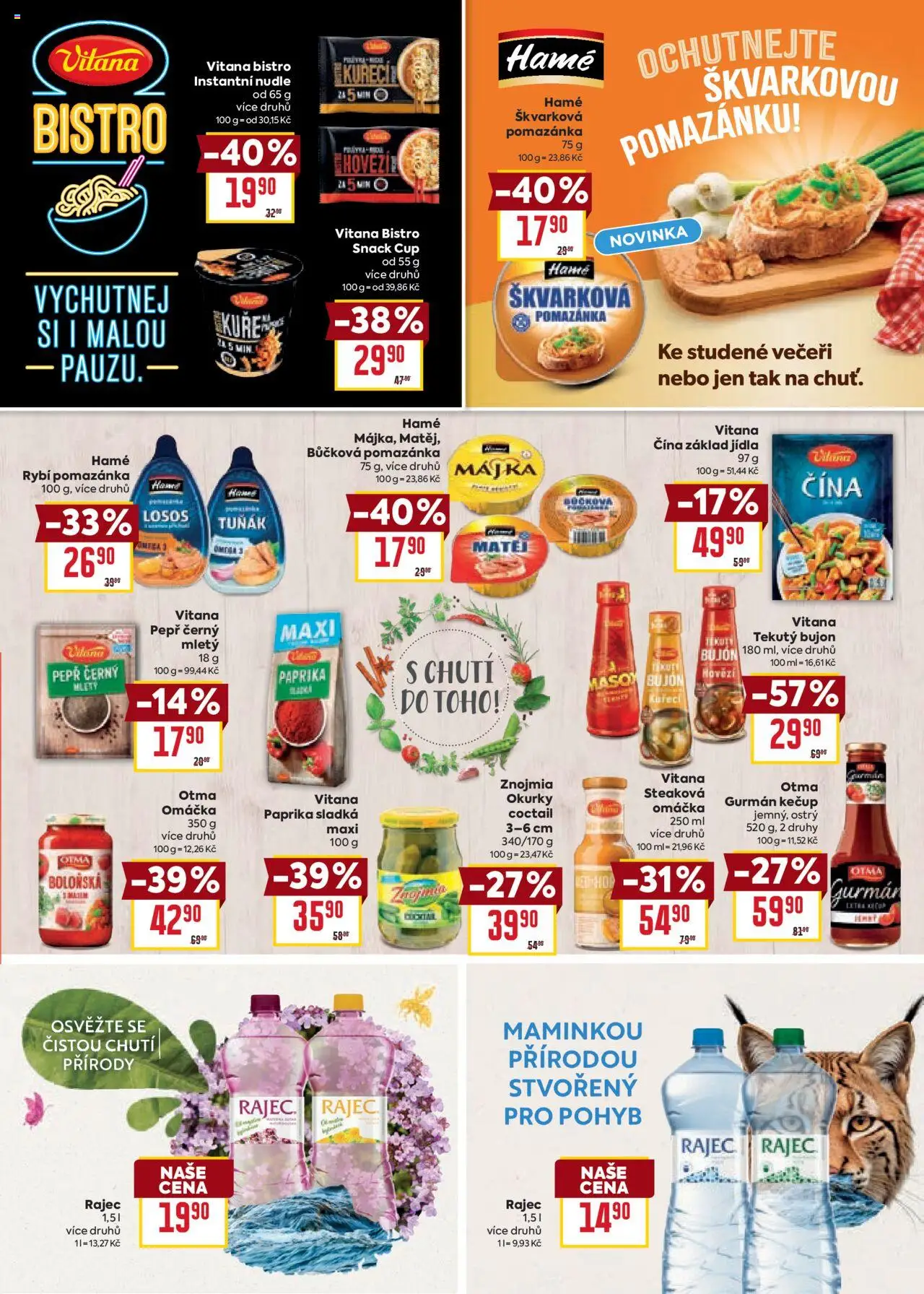 Billa leták - Partneři od 13.08.2025 | Strana: 19 | Produkty: Tuňák, Hovězí, Okurky, Paprika