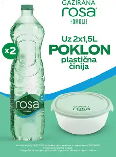 Univerexport uz kupljene dve Rose preuzmi poklon - pregled Univerexport kataloga - važi od 16.10.2025