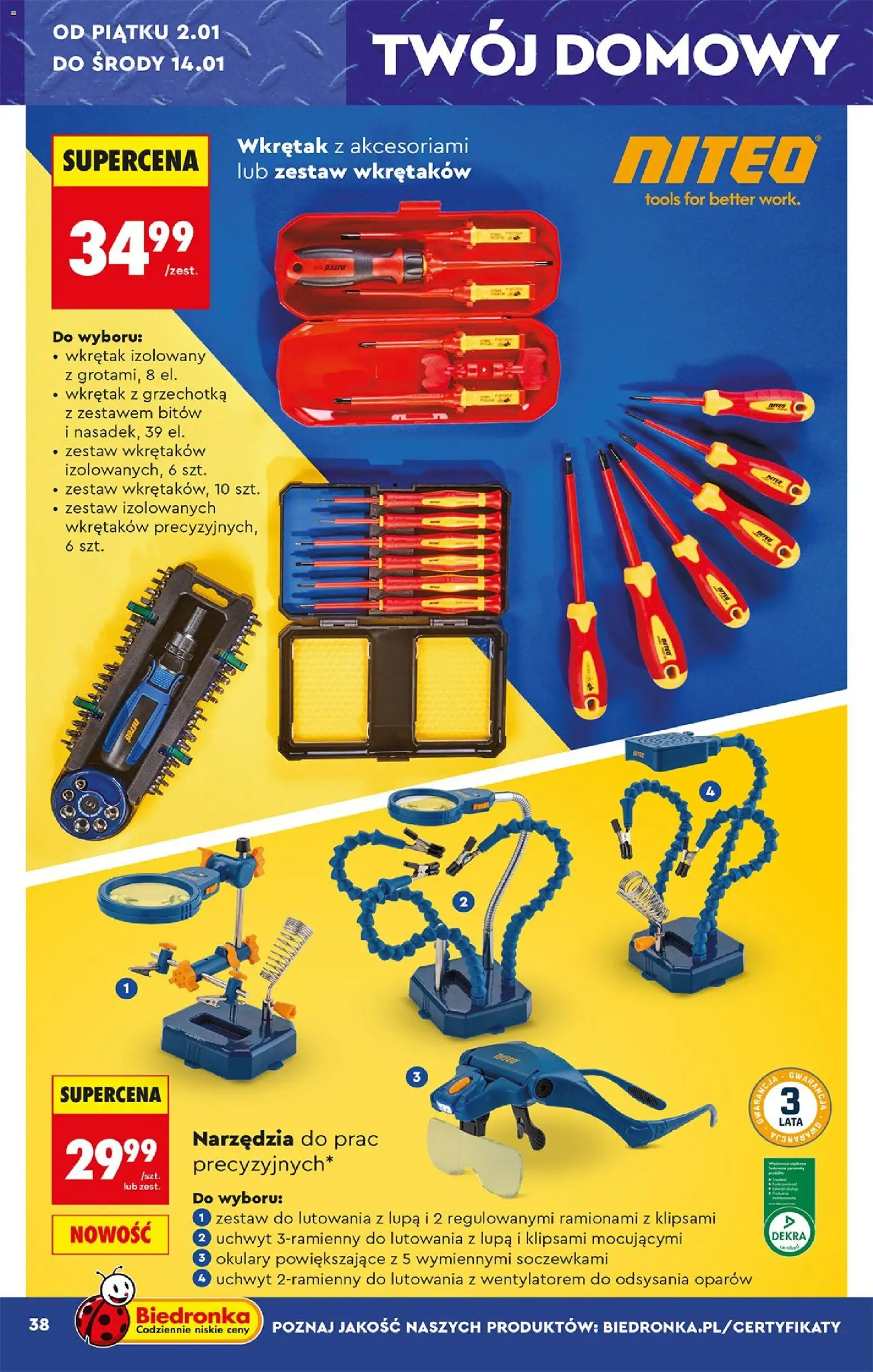 Biedronka gazetka - Hity i inspiracje od 29.12.2025 | Strona: 42 | Produkty: Okulary