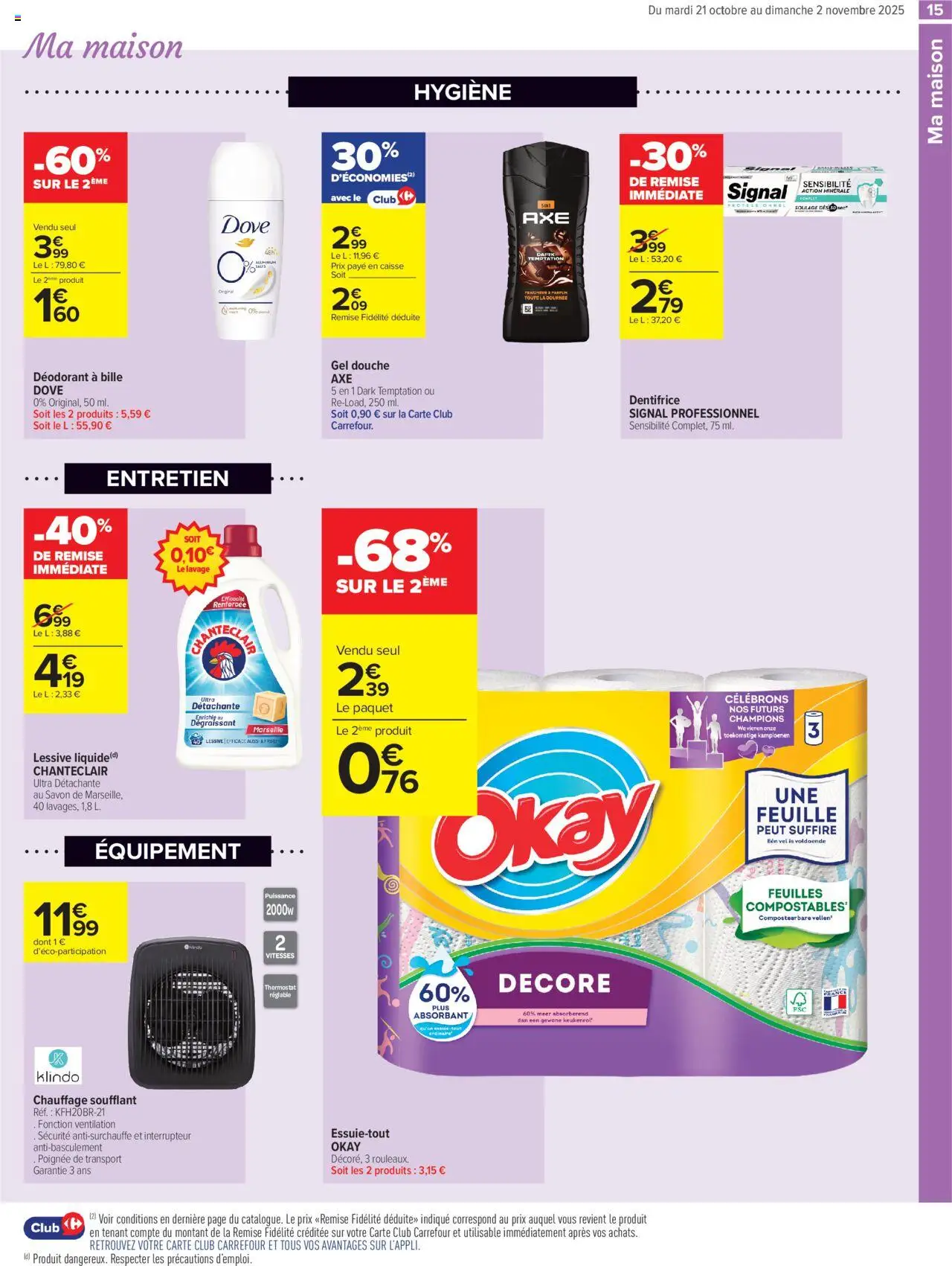 {H1} | Page: 15 | Produits: Savon, Gel douche, Déodorant, Douche