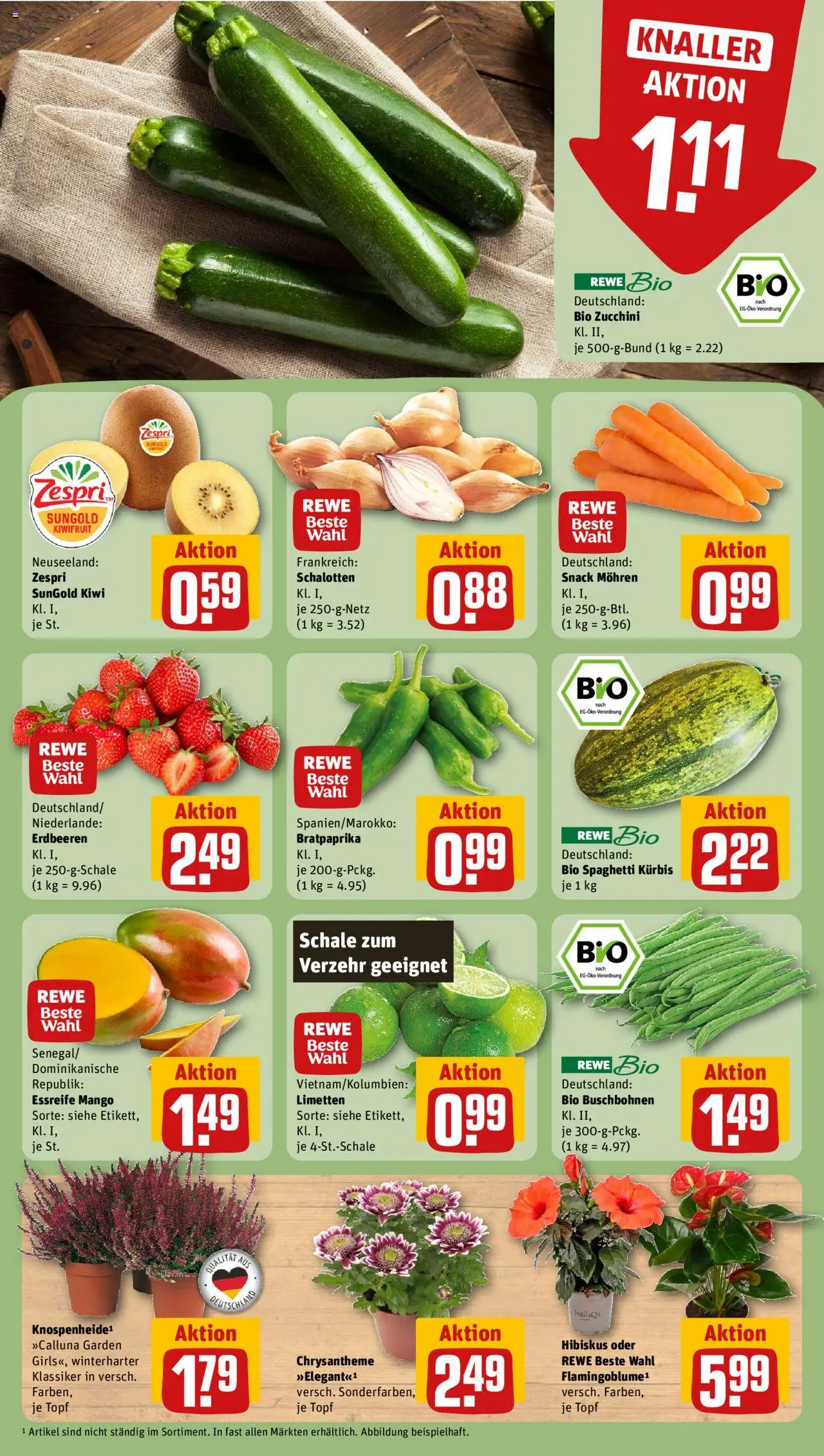 Rewe Prospekt 	 - gültig ab dem 25.08.2025 | Seite: 7 | Produkte: Mohren, Mango, Kürbis, Erdbeeren
