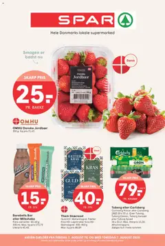 Eksempel på tilbudsavis Spar - Tilbudsavis fra butik Spar gyldig fra 01.08.2025