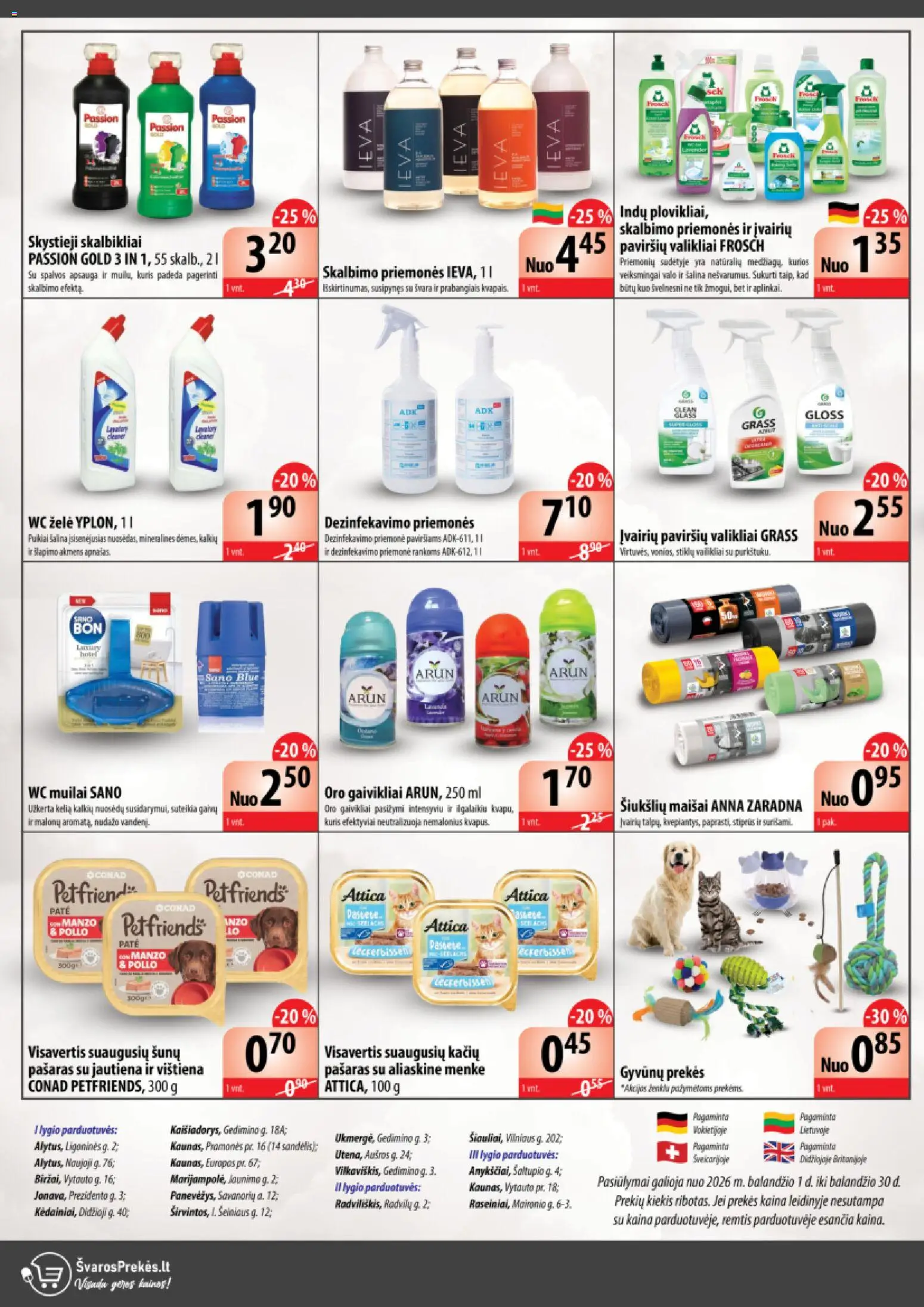 Švaros Prekés akcijos nuo 01.04.2026 | Puslapis: 4