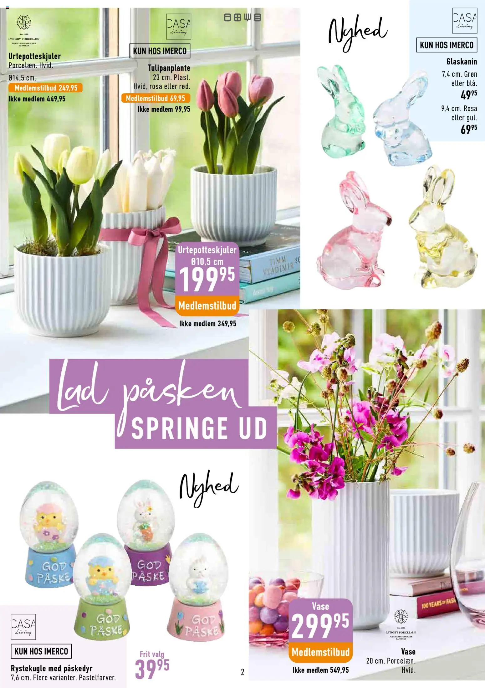 Imerco tilbudsavis – gyldig fra 06.03.2026 | Side: 2 | Produkter: Vase, Urtepotteskjuler