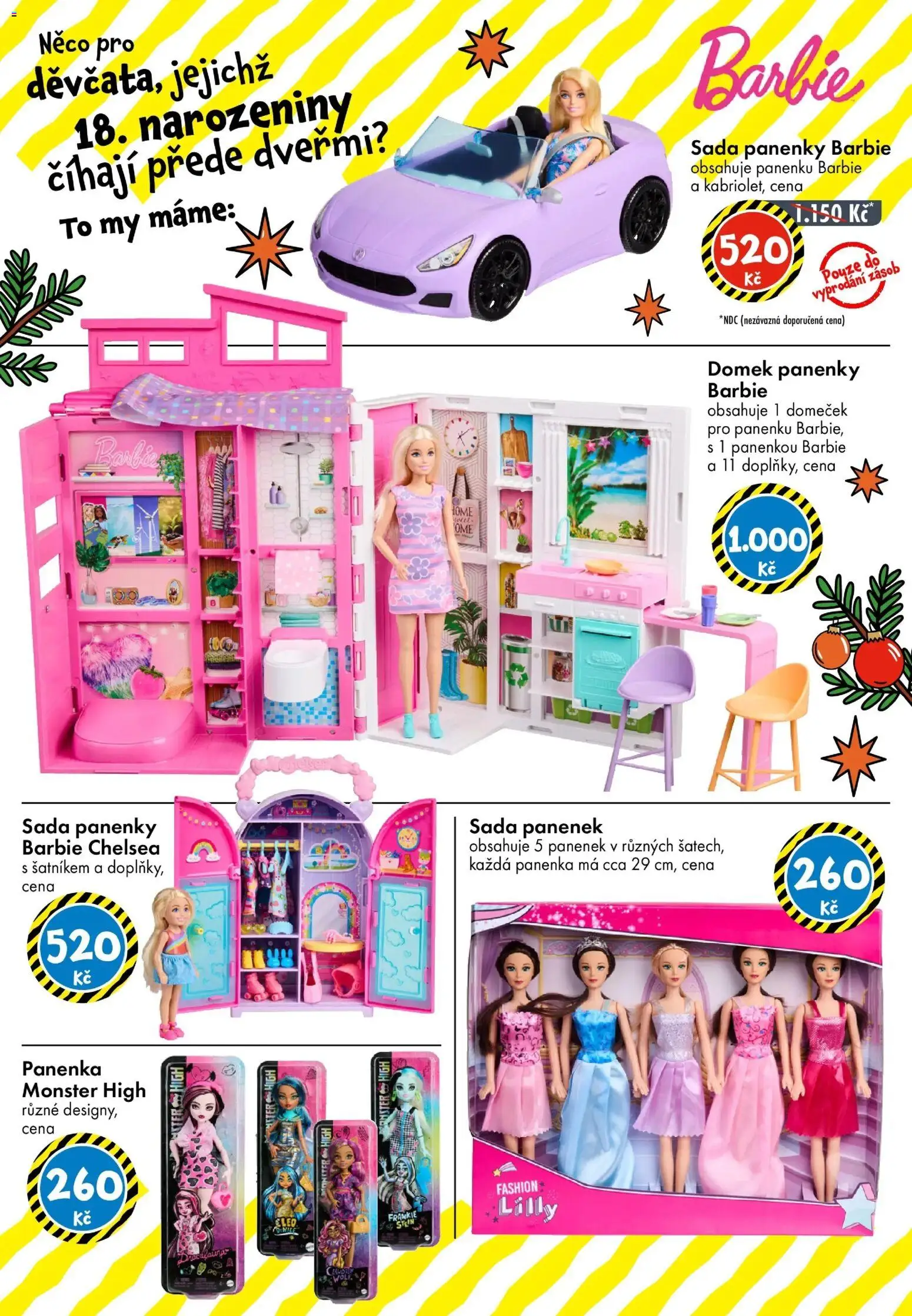 TEDi leták od 14.11.2025 | Strana: 16 | Produkty: Panenka, Monster, Barbie