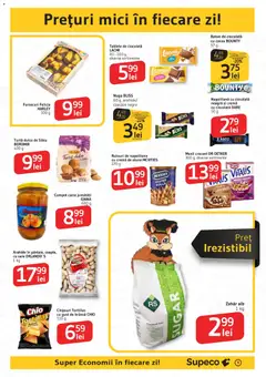 Ofertele Supeco valabile de la 12.03.2026 | Pagină: 9 | Produse: Mici, Brânză, Chipsuri, Zahăr