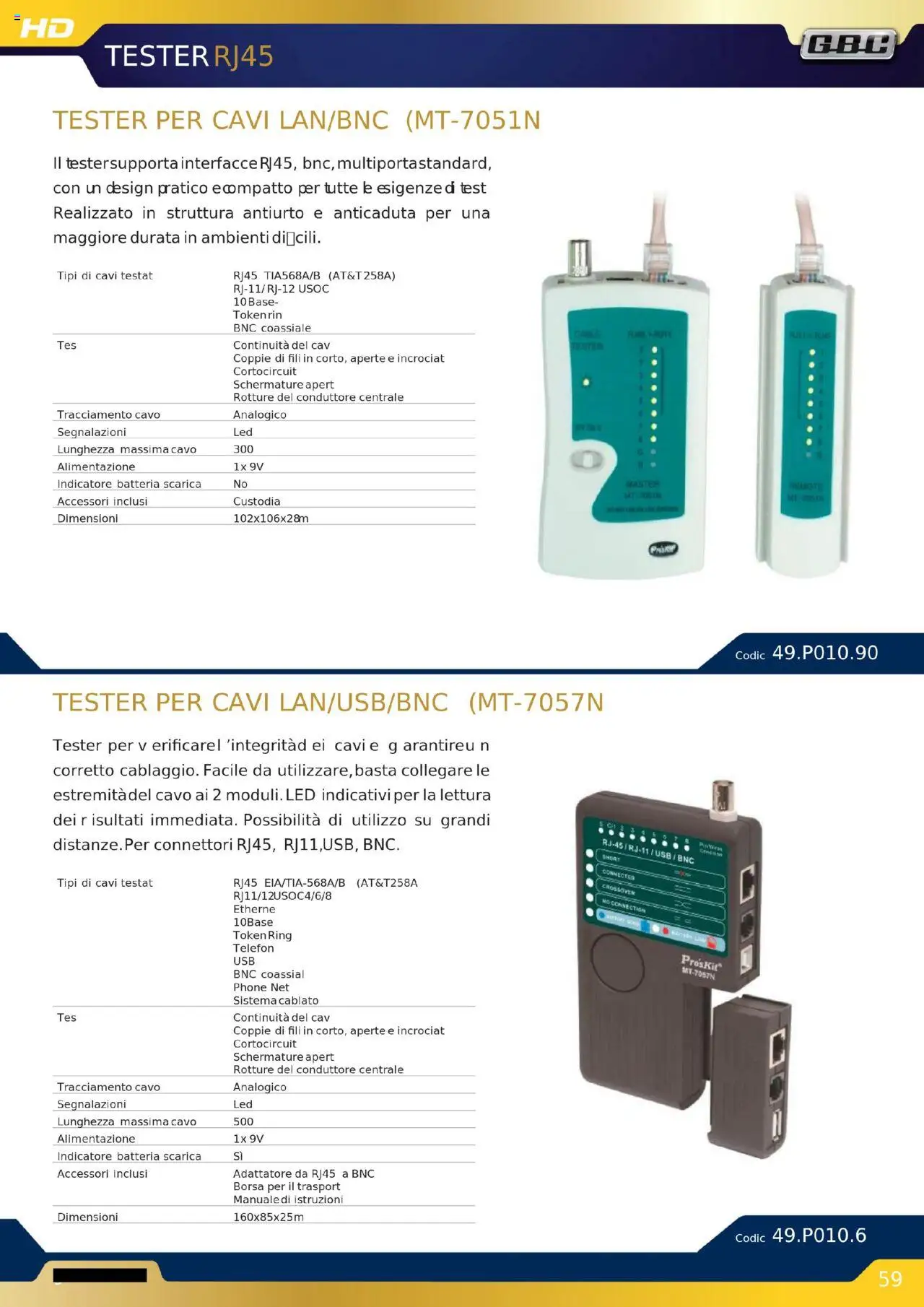 Volantino GBC del 16.10.2025 | Pagina: 59 | Prodotti: Cavo, Borsa, Adattatore, Batteria