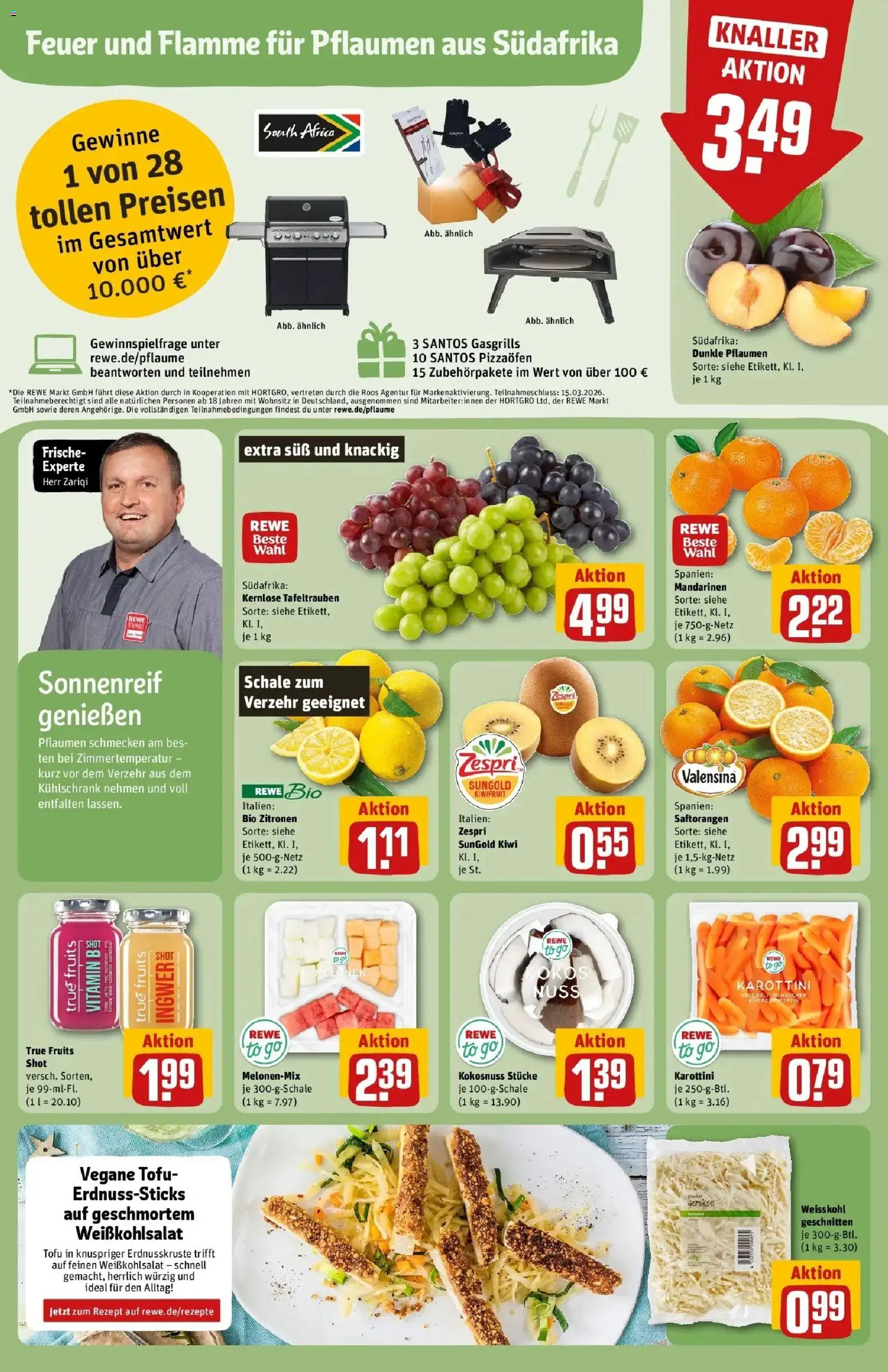 Rewe Prospekt Elsterwerda	 – gültig ab 02.03.2026 | Seite: 6 | Produkte: Kühlschrank, Valensina, Gemüse, Kiwi