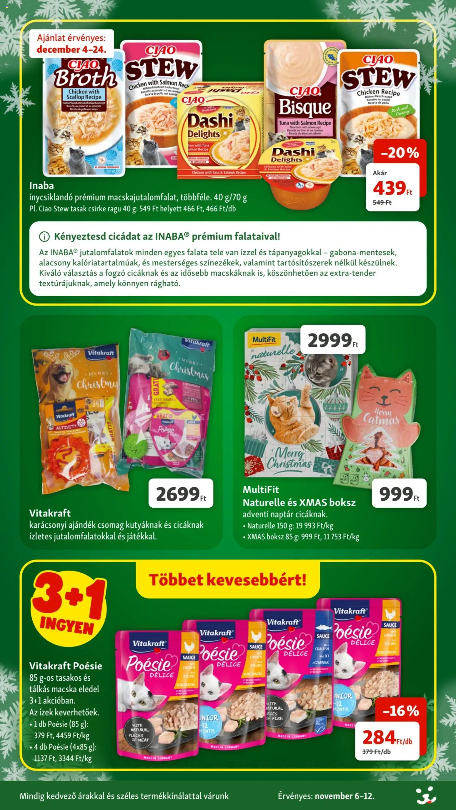 Fressnapf akciós ujság - amely érvényes a következő dátumtól: 04.12.2025 | Oldal: 9