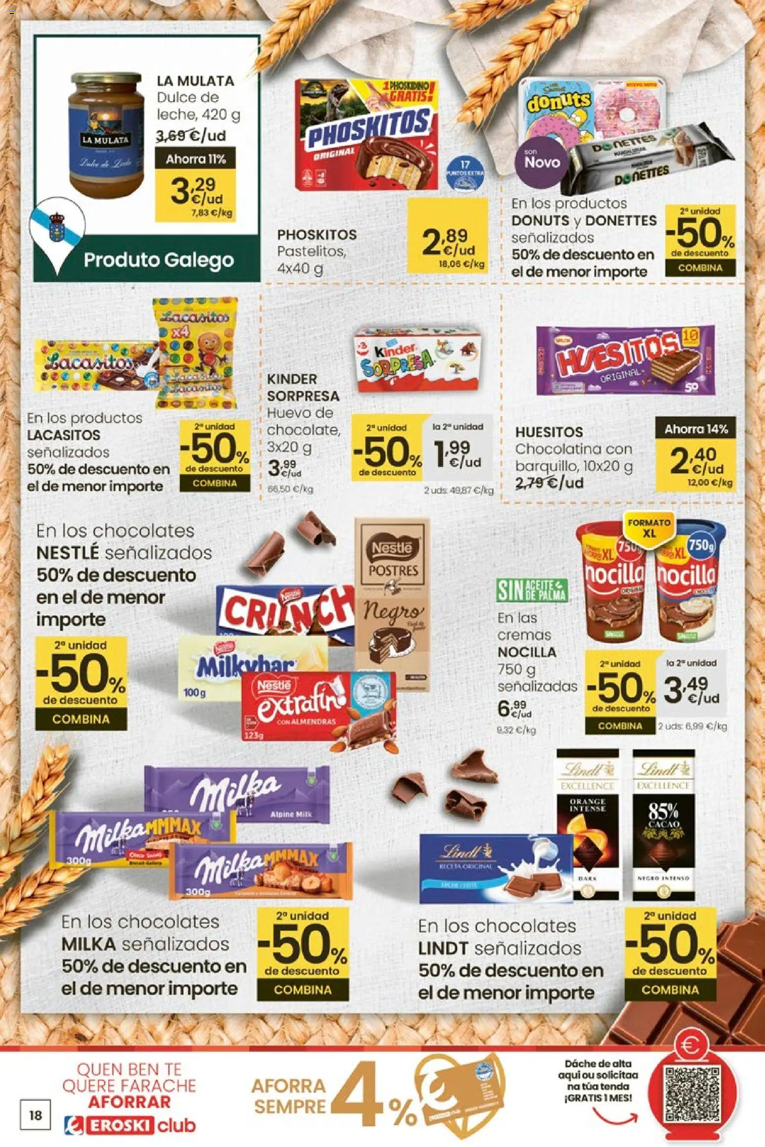 Eroski - Oferta │ válido desde el 12.03.2026 | Página: 18 | Productos: Κεραία, Té, Donuts