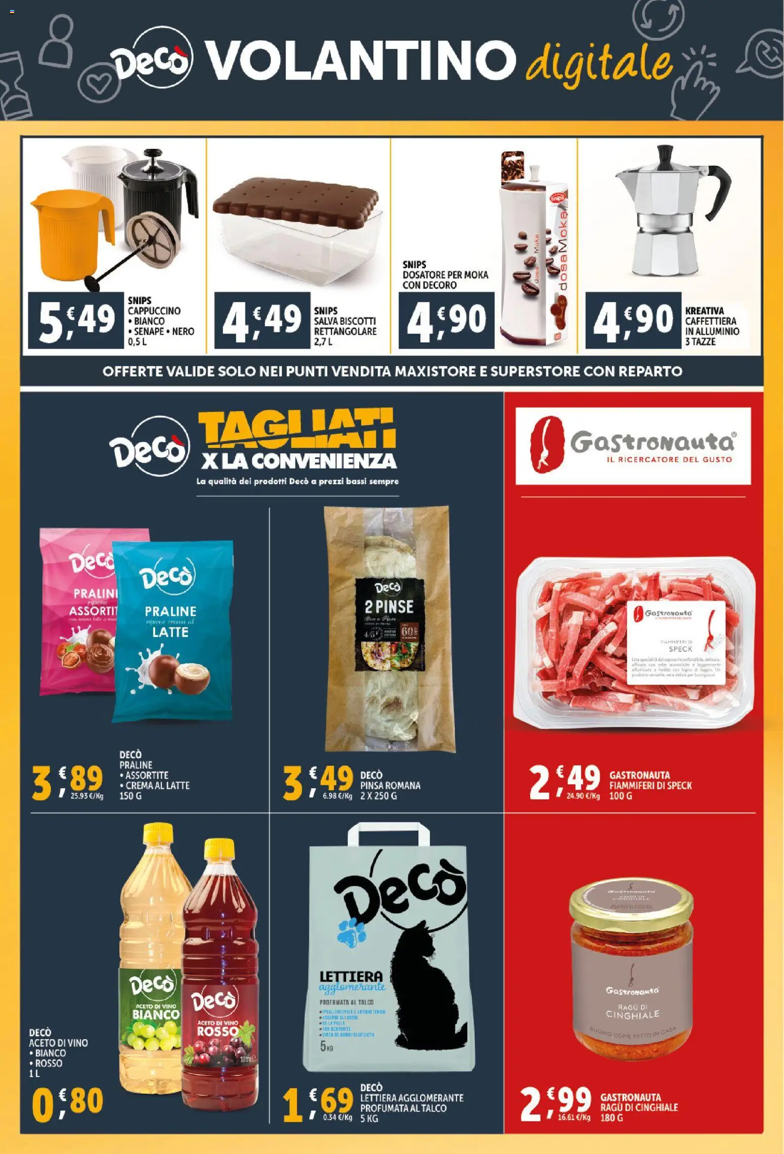 Volantino Decò del 23.02.2026 | Pagina: 31 | Prodotti: Pollo, Data, Agnello, Vaso