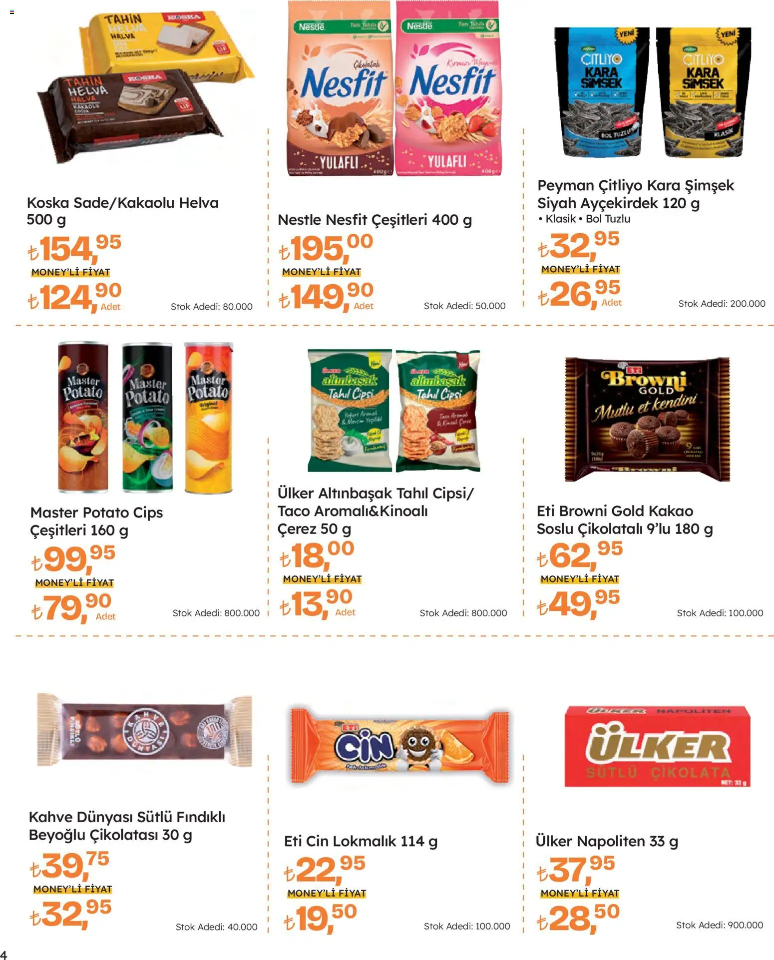 Migros Katalog - Migros Jet Dijital - 05.11.2025 tarihinden itibaren geçerlidir | Sayfa: 4 | Ürünler: Kahve, Cin, Cips, Tahıl