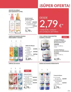 Vista previa Crema de Ducha 1. suero de leche & cacao, Crema de Ducha suero de leche & cacao. 500 ml válido desde el 01.10.2025 | Página: 215