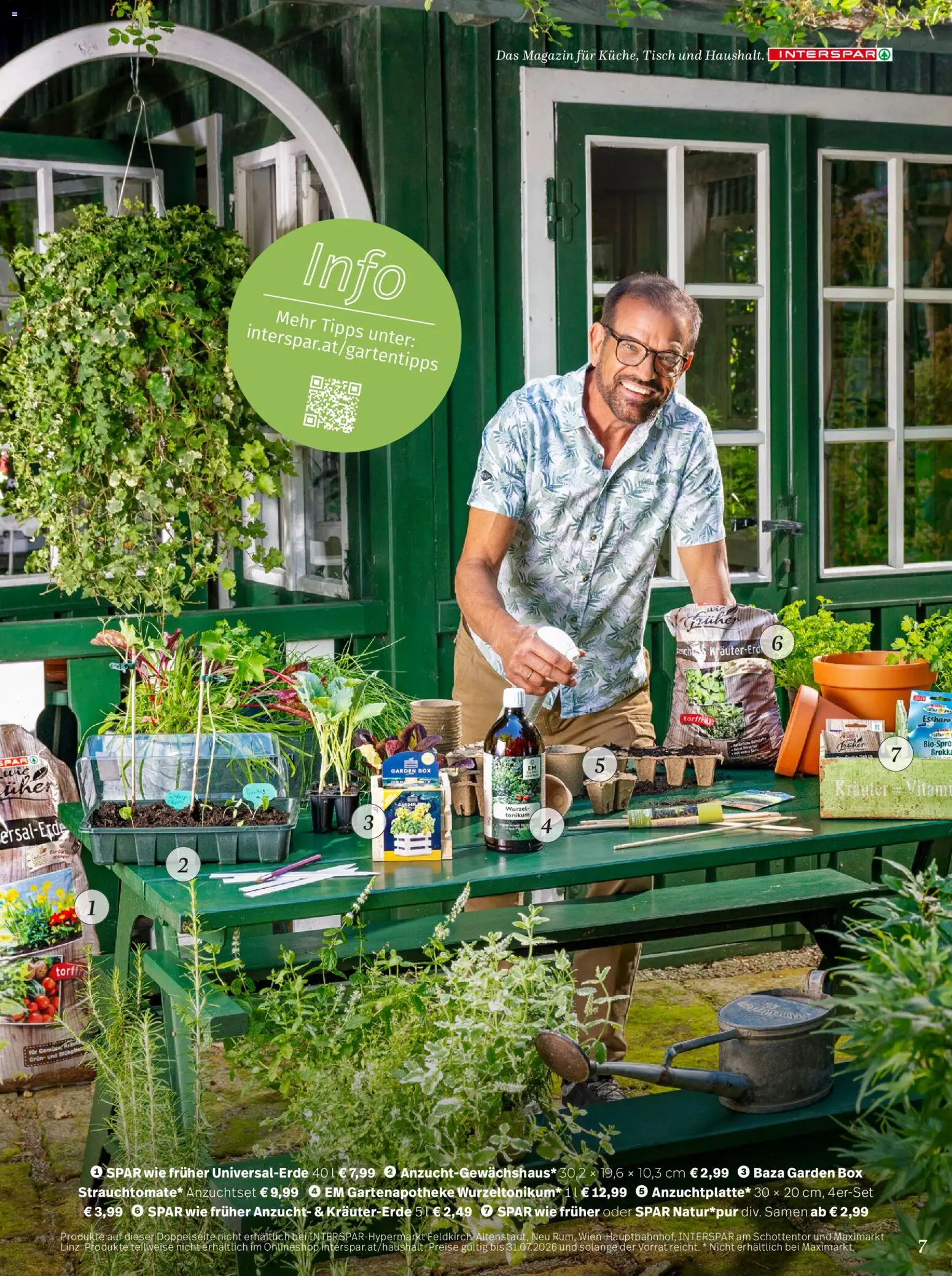 Maximarktr Mein Zuhause Magazin gültig ab 07.04.2026 | Seite: 7 | Produkte: Gemüse, Tisch, Box