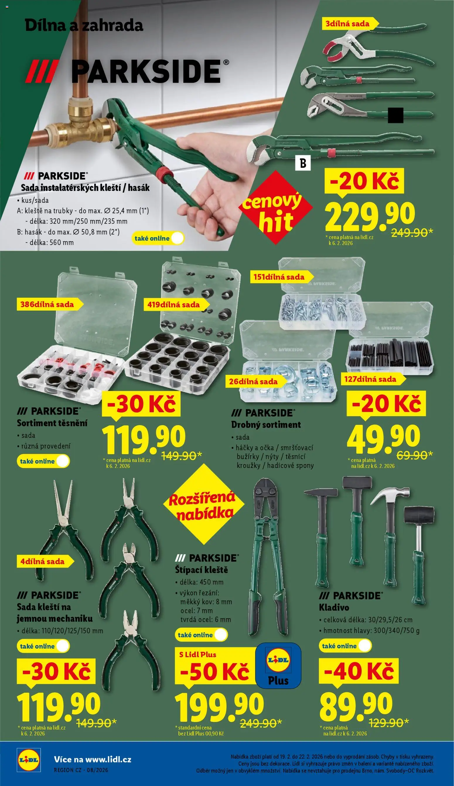 Lidl leták od 19.02.2026 | Strana: 38 | Produkty: Parkside, Zahrada, Kladivo