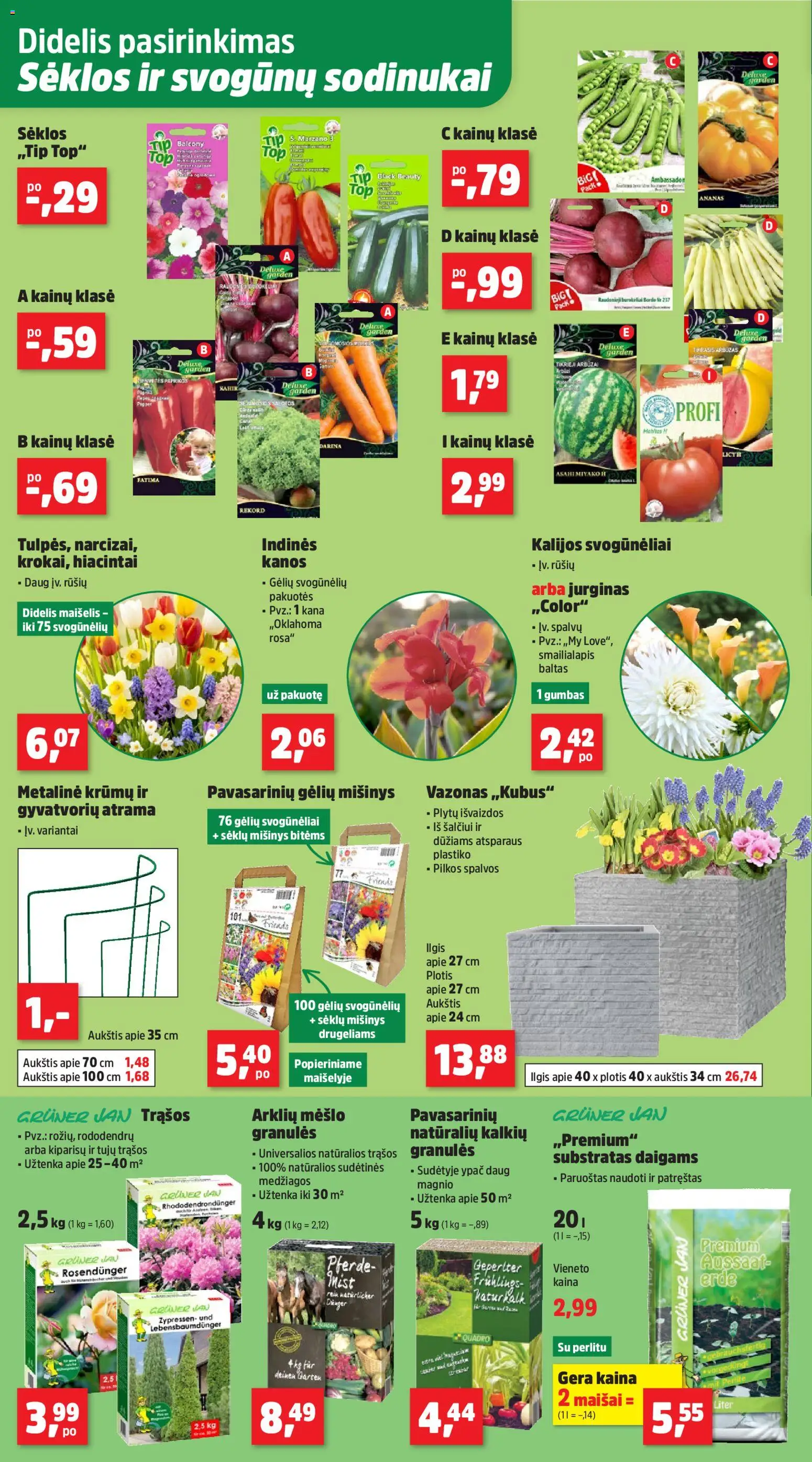 Thomas Philipps akcijos nuo 23.02.2026 | Puslapis: 2 | Prekių: Sėklos, Vazonas