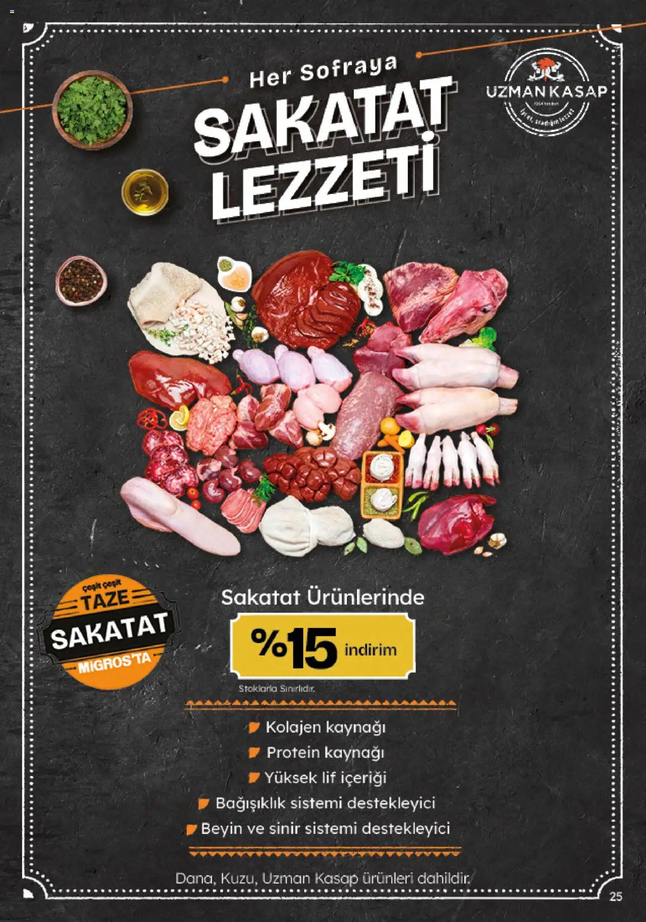 Migros Katalog - 5M Migroskop Dijital - 11.09.2025 tarihinden itibaren geçerlidir | Sayfa: 25 | Ürünler: Sakatat