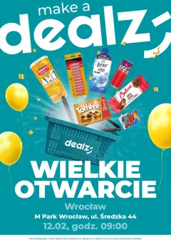 Pogląd oferty "Dealz Gazetka - Wielkie otwarcie Wrocław" - ważna od 12.02.2026