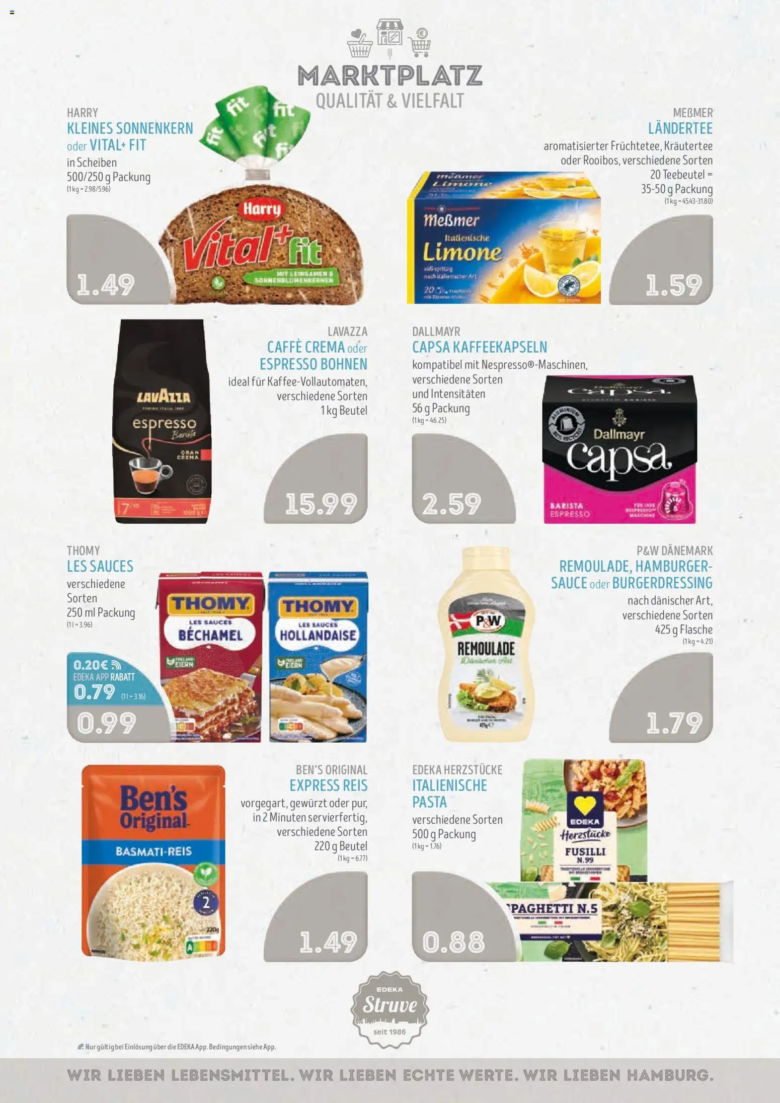 Edeka Struve Prospekt 	 – gültig ab 27.04.2026 | Seite: 10 | Produkte: Lavazza, Pasta, Reis, Dallmayr capsa