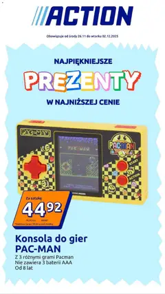 Pogląd oferty "Action Gazetka - Presents" - ważna od 26.11.2025