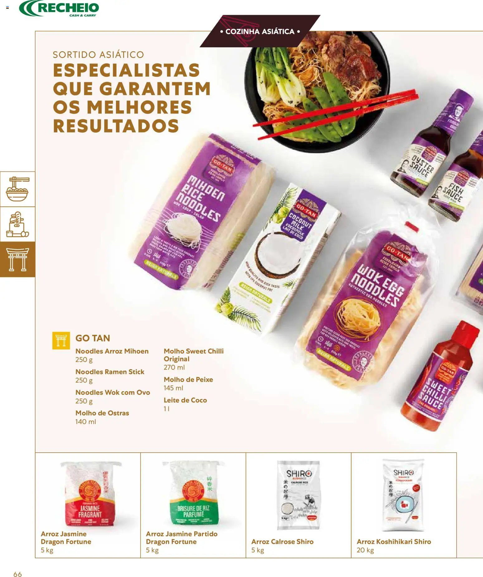 Recheio - Catálogo de Alfragide │ válido de 16.03.2026 | Página: 66 | Produtos: Ostras, Leite, Arroz, Peixe