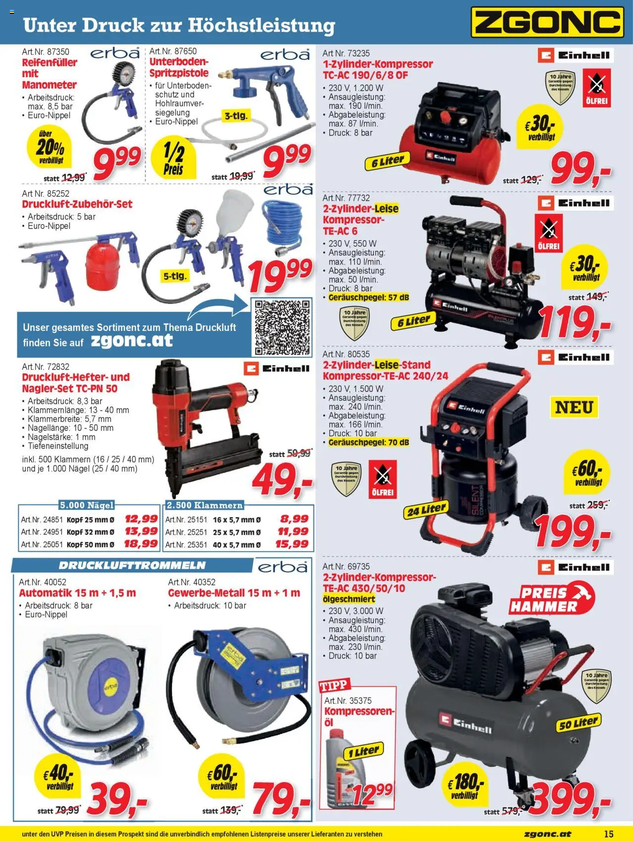 Zgonc - Flugblatt Oktober I 2025 gültig ab 01.10.2025 | Seite: 15 | Produkte: Manometer
