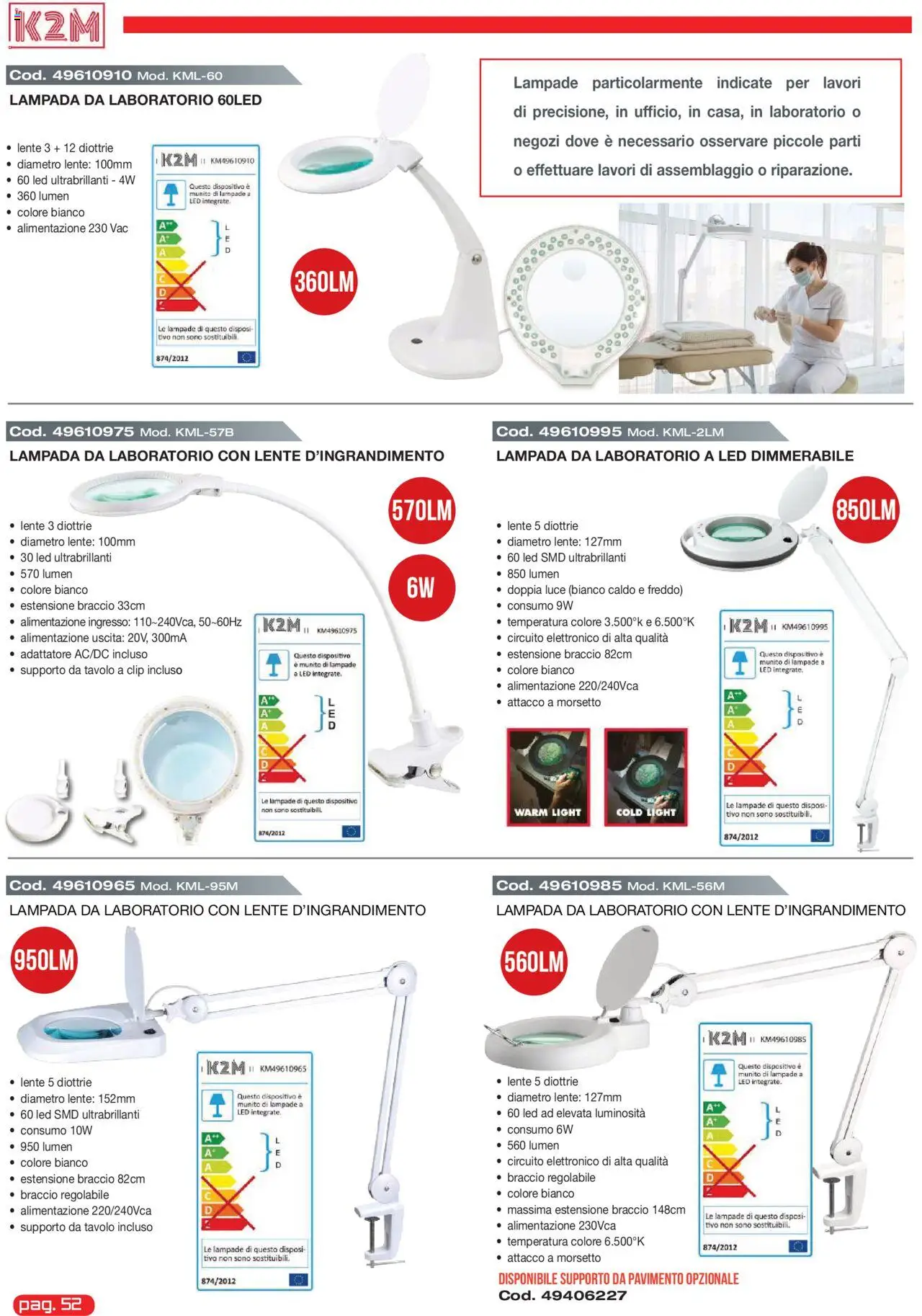 Volantino GBC del 31.05.2025 | Pagina: 52 | Prodotti: Pavimento, Adattatore, Tavolo, Lampada