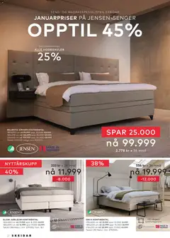 Forhåndsvisning av Skeidar kundeavis gyldig fra 05.01.2026 | Side: 22 | Produkter: Seng
