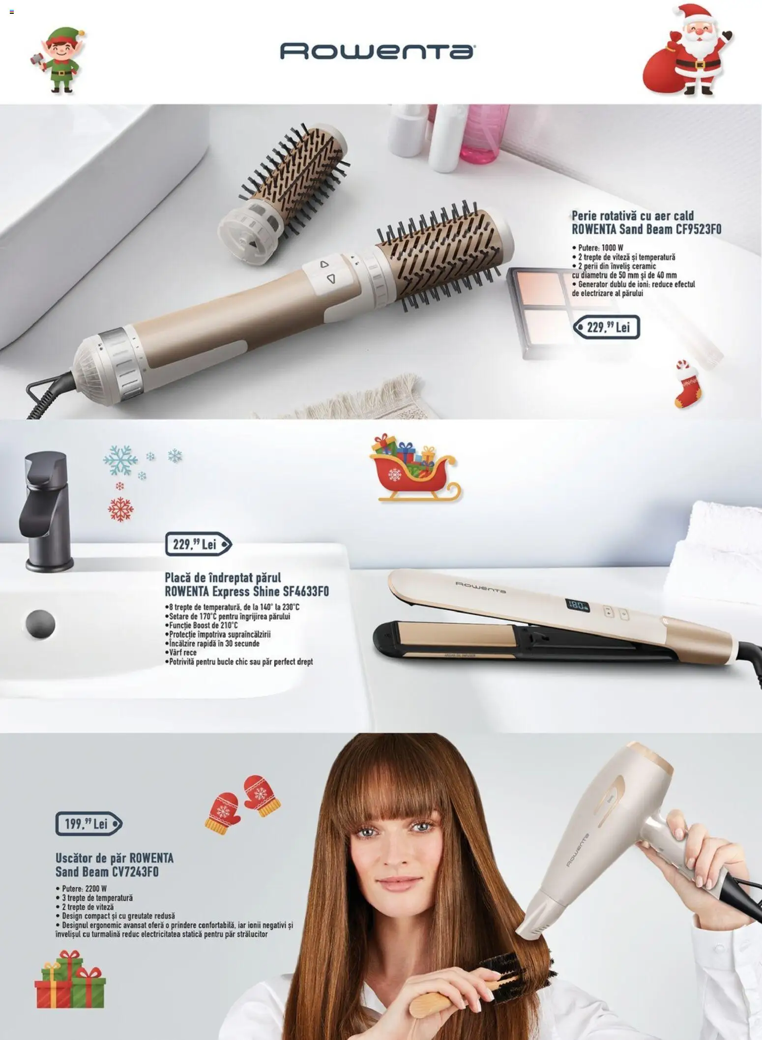 Noul catalog Carrefour – valabil de la 10.12.2025 | Pagină: 16 | Produse: Perie rotativă, Uscător De Păr, Placă De Îndreptat Părul, Perie