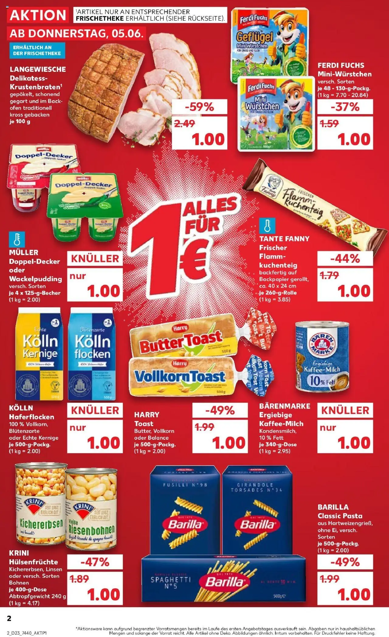 Kaufland prospekt Gummersbach	 - gültig ab dem 09.06.2025 | Seite: 17 | Produkte: Ofen, Butter, Barilla, Backofen