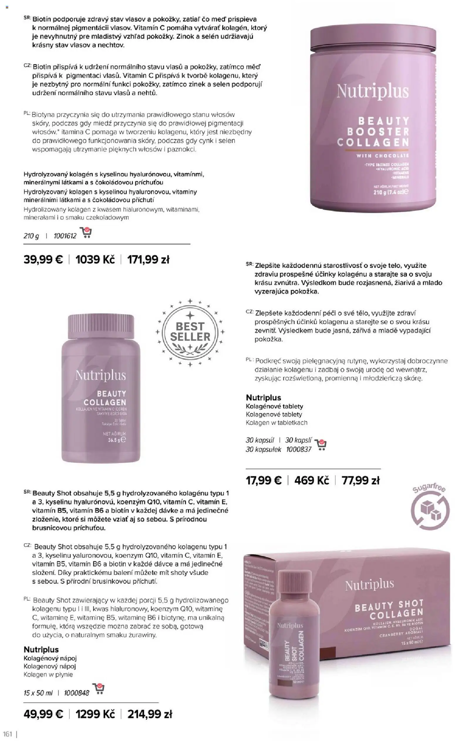 Nové Farmasi akcie – leták je platný od 01.01.2026 | Strana: 161 | Produkty: Tablet, Kolagén, Med