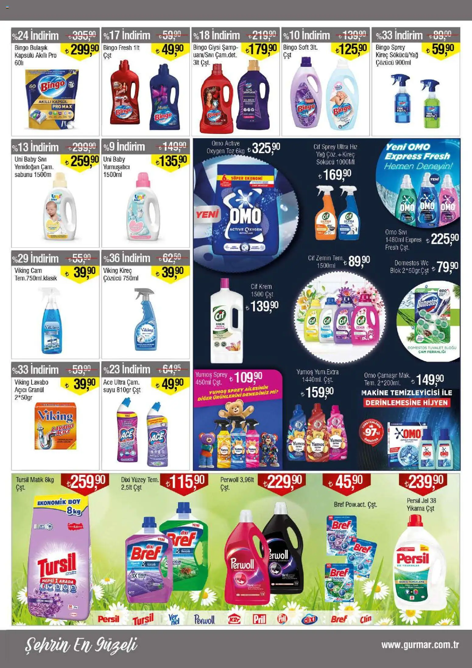 Gürmar - Katalog - 01.11.2025 tarihinden itibaren geçerlidir | Sayfa: 15 | Ürünler: Lavabo, Tuvalet, Krem, Yumuşatıcı