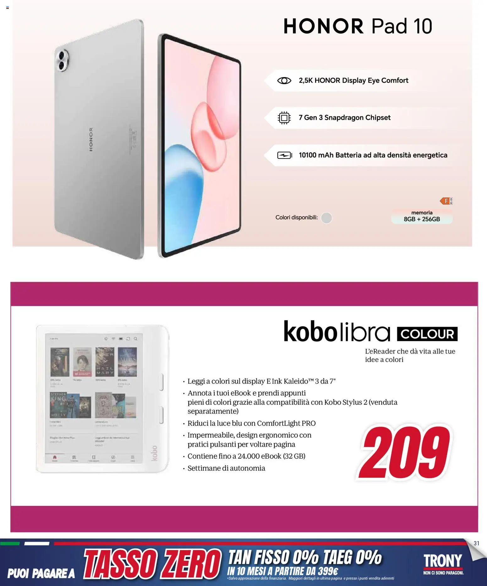 Volantino Trony del 15.01.2026 | Pagina: 31 | Prodotti: Batteria