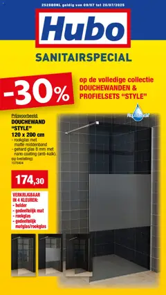 Hubo folder - Voorbeeld van een folder van Hubo, geldig van 09.07.2025