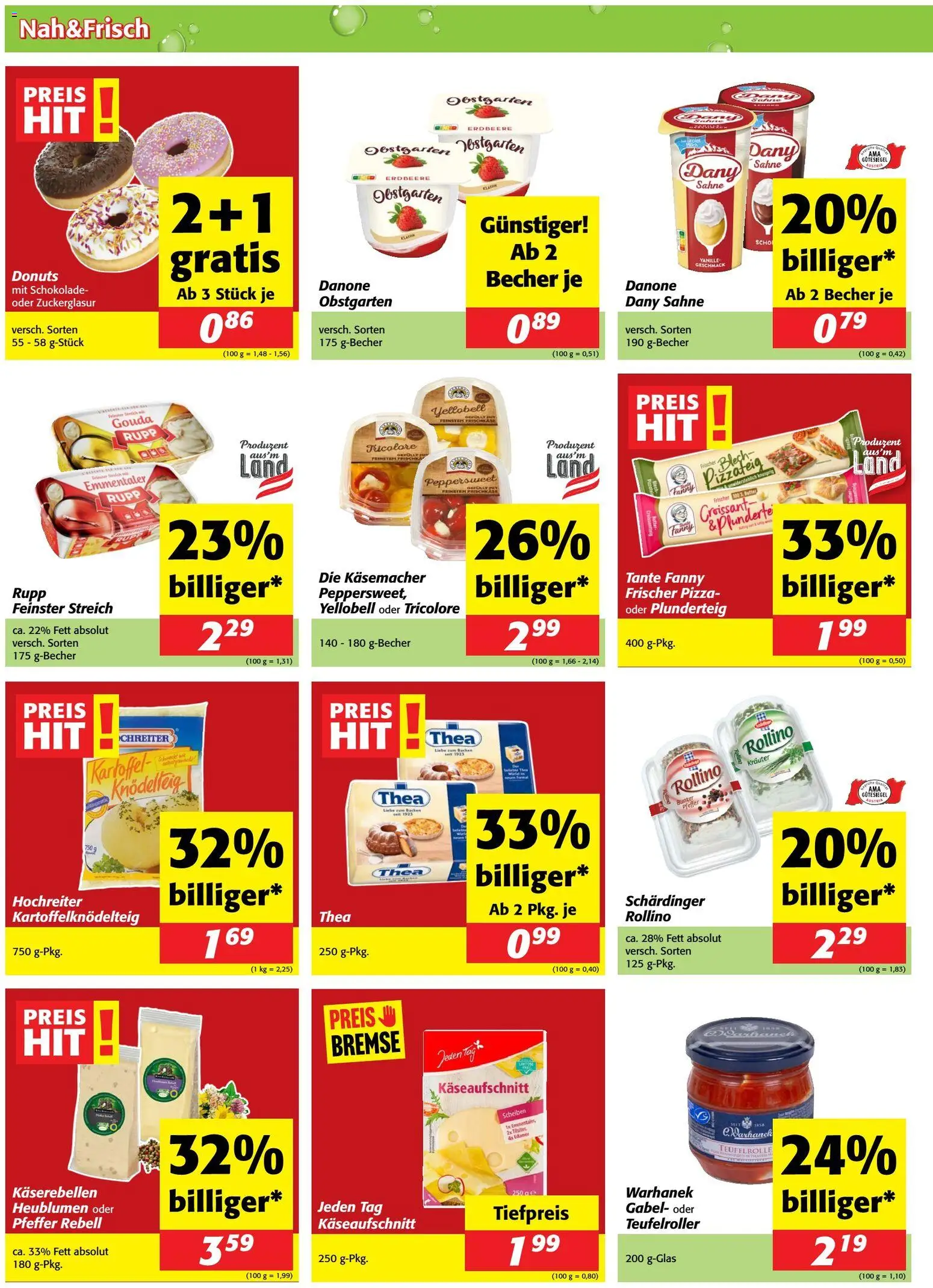 Die besten Angebote | Nah und Frisch Flugblatt ab 01.04.2026 | - Jetzt stöbern! | Austria