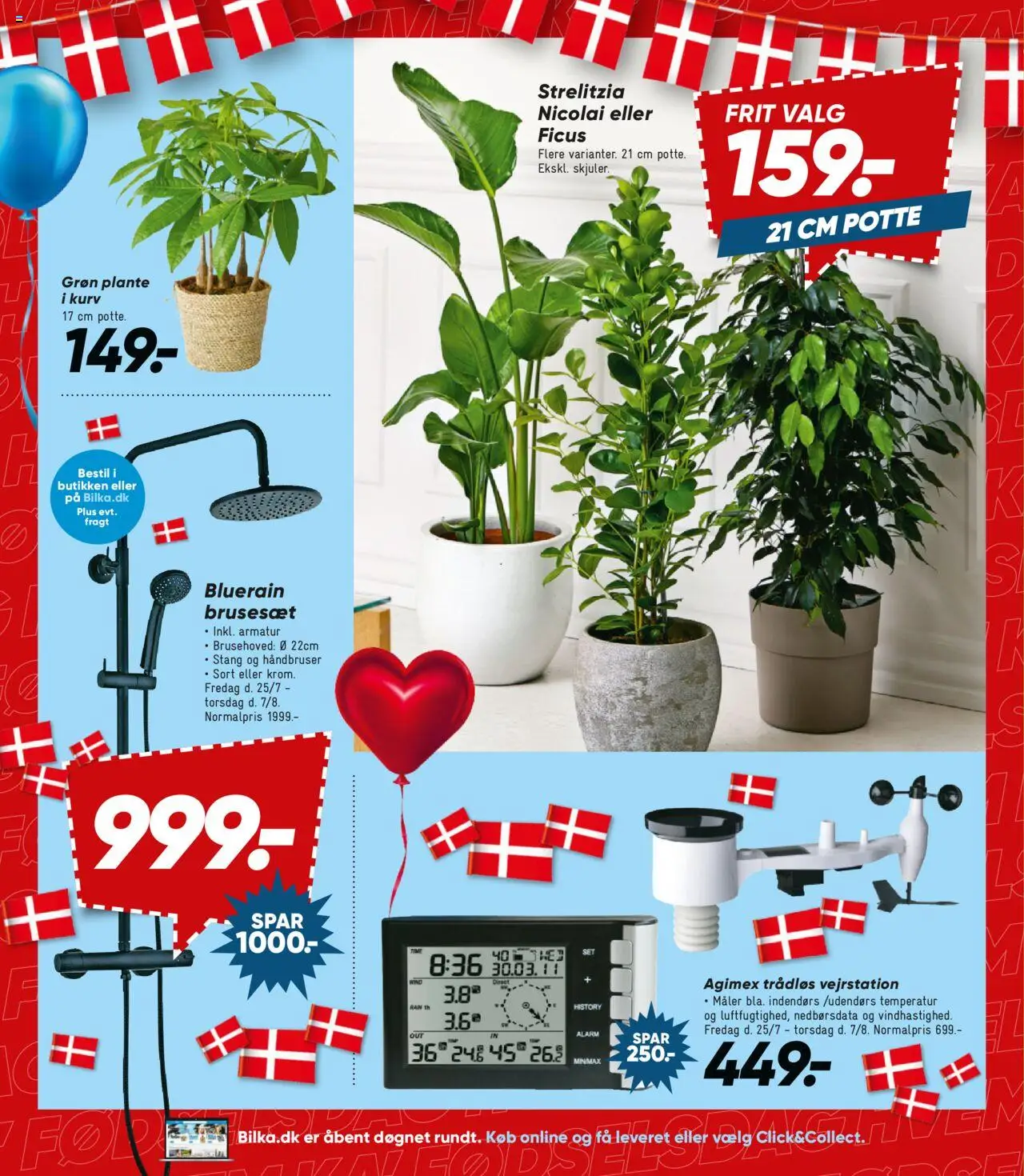 Bilka Tilbudsavis gyldig fra 25.07.2025 | Side: 49 | Produkter: Kurv, Vejrstation