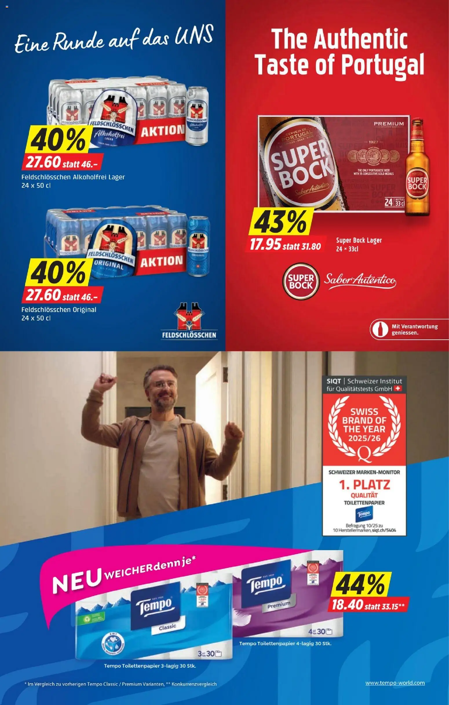 Denner aktionen – gültig ab 16.04.2026 | Seite: 17 | Produkte: Toilettenpapier