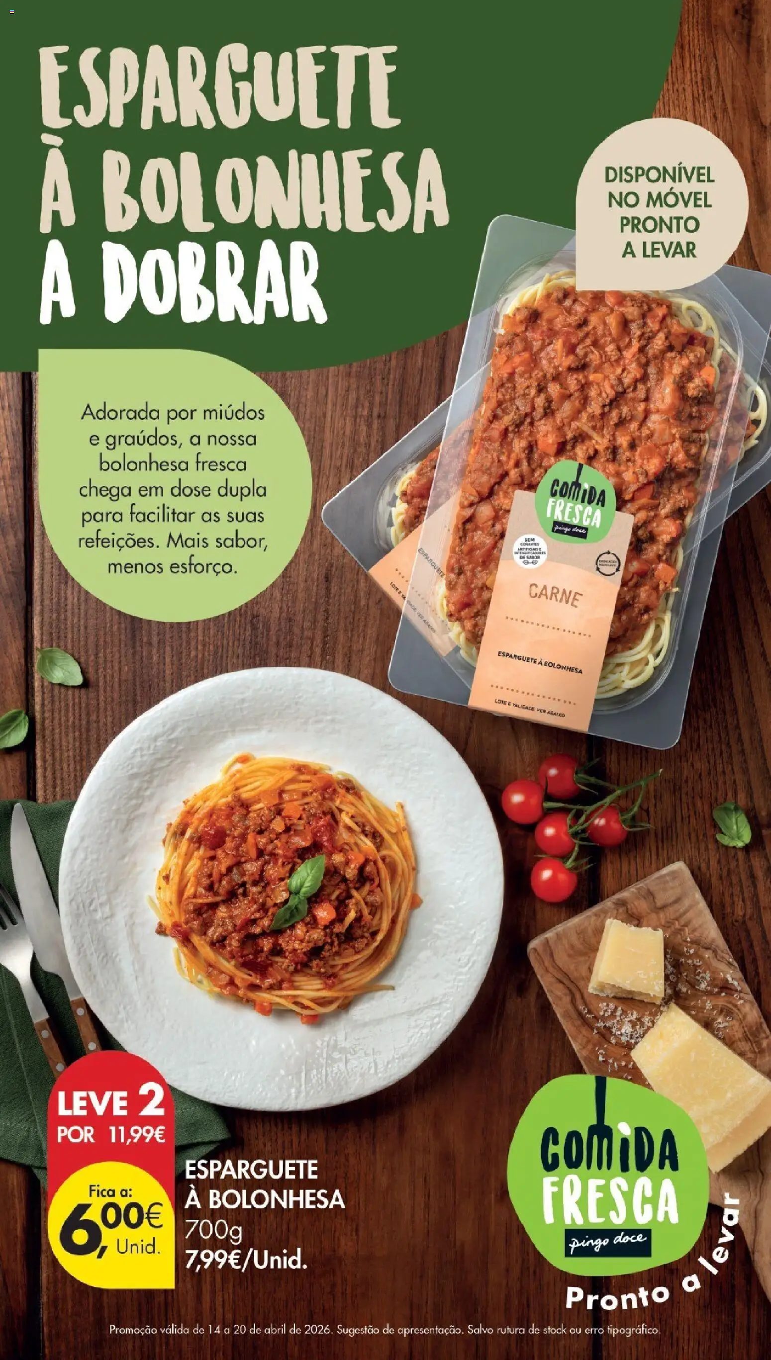 Pingo Doce Poupe Esta Semana Madeira │ válido de 14.04.2026 | Página: 2 | Produtos: Esparguete, Carne