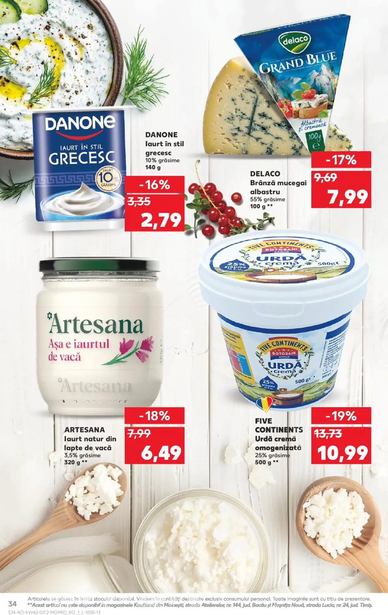 Kaufland RO akciós ujság - amely érvényes a következő dátumtól: 15.10.2025 | Oldal: 34