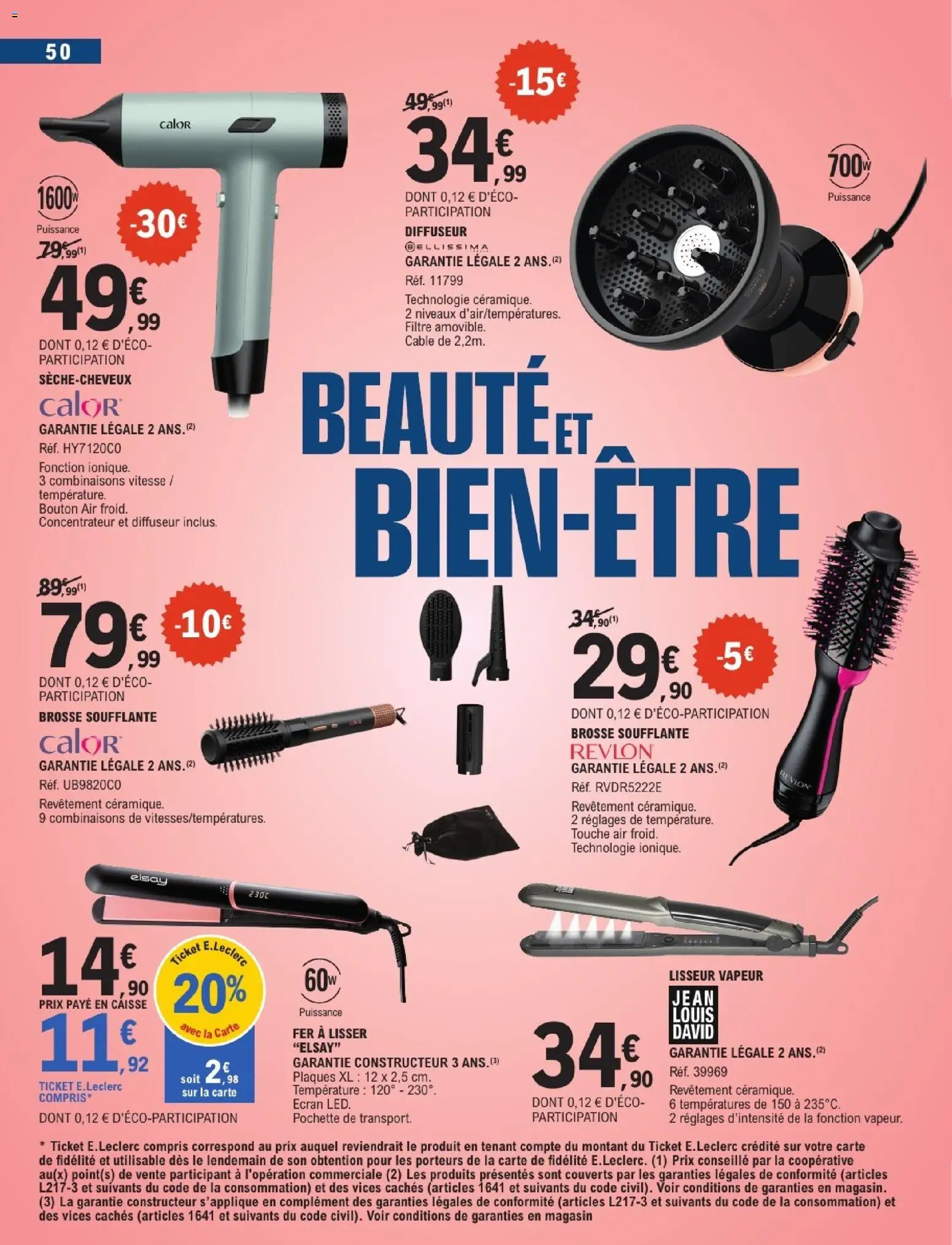 {H1} | Page: 50 | Produits: Filtre, Câble, Fer à lisser, Diffuseur