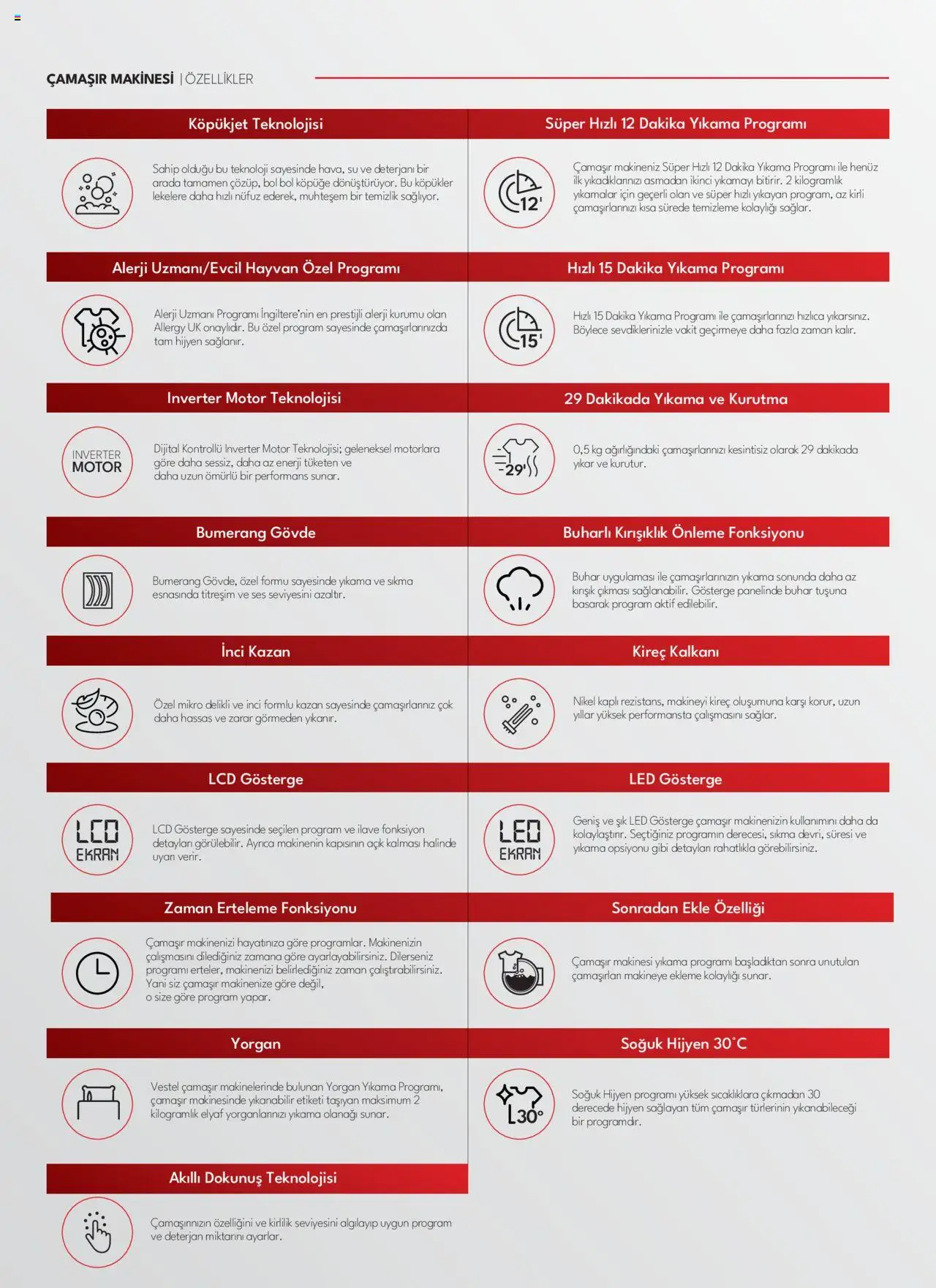 Vestel Beyaz Eşyalar Katalog - 03.06.2025 tarihinden itibaren geçerlidir | Sayfa: 34 | Ürünler: Su, Yorgan, Ses, Çamaşır makinesi