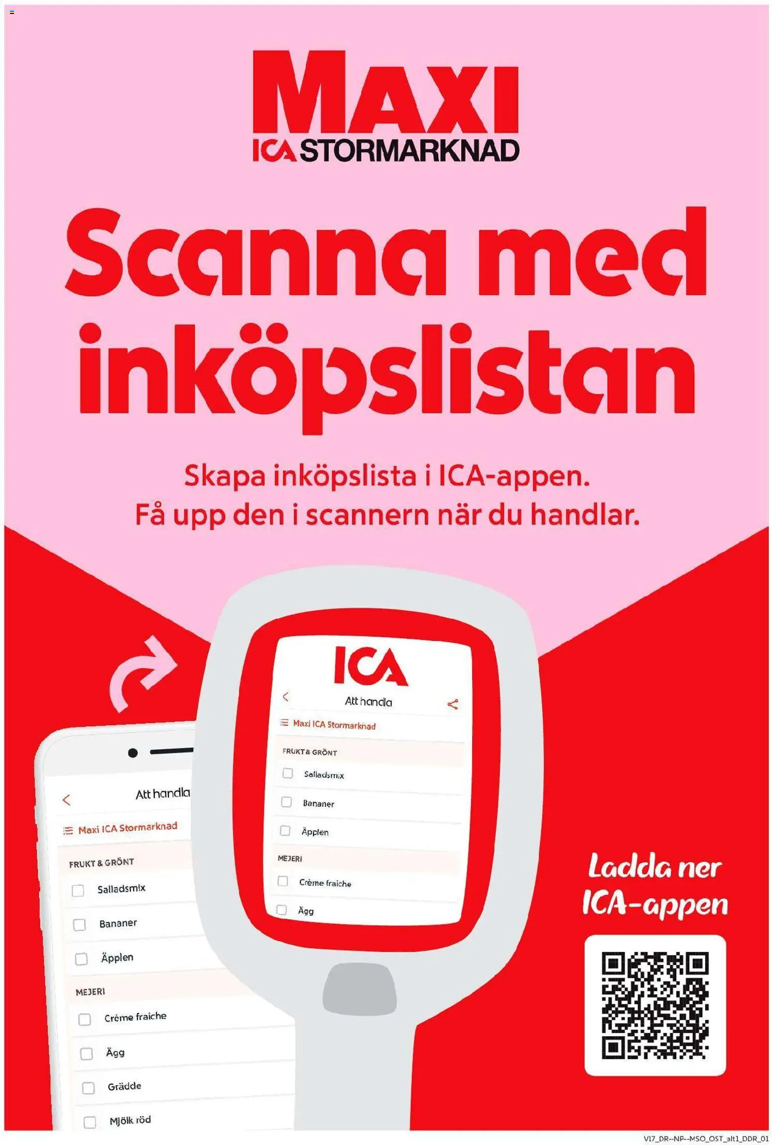 ICA Maxi reklamblad aktuell från 20.04.2026 | Sida: 10 | Produkter: Ägg, Äpplen, Bananer, Grädde